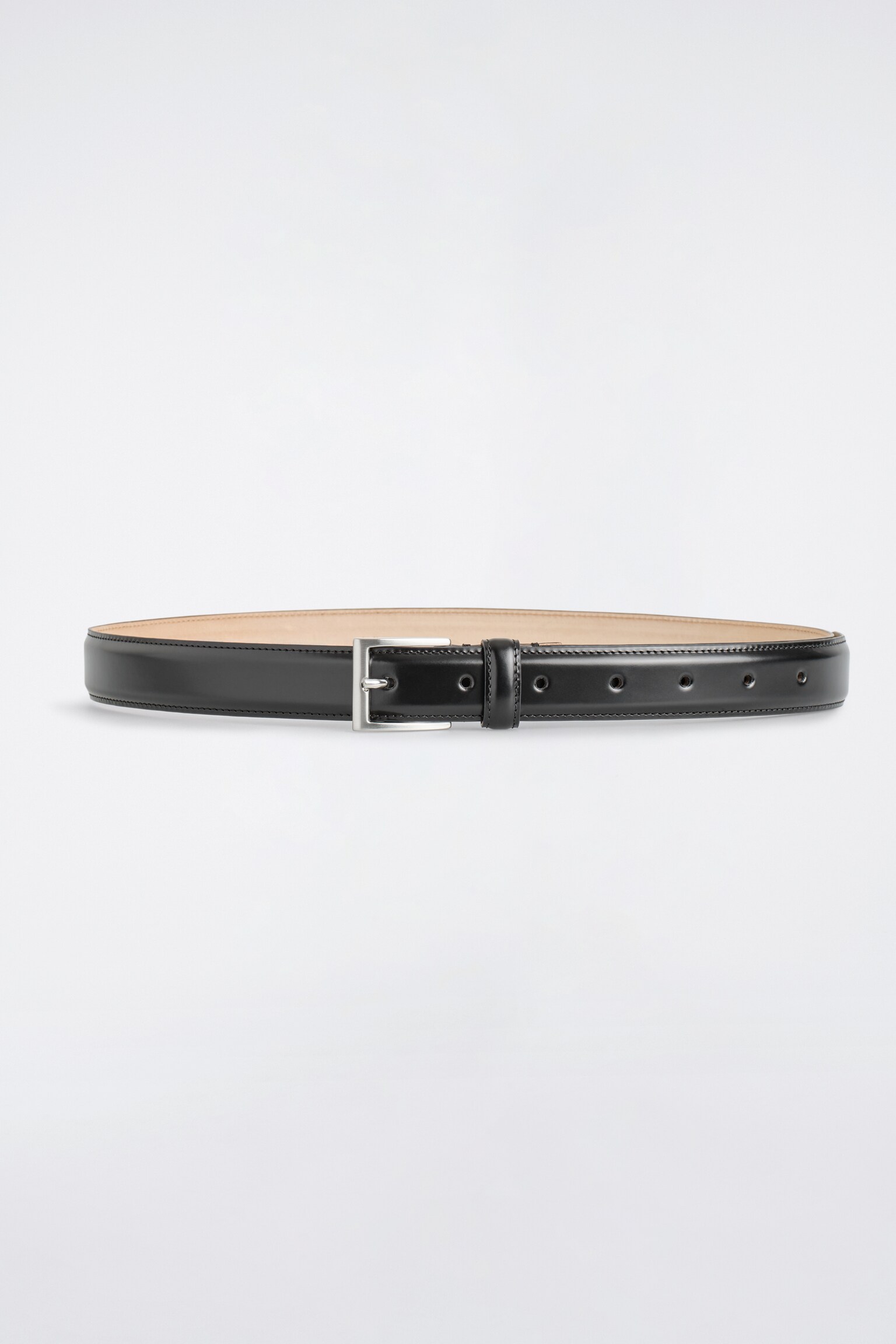 LEATHER BELT - BLACK - 2