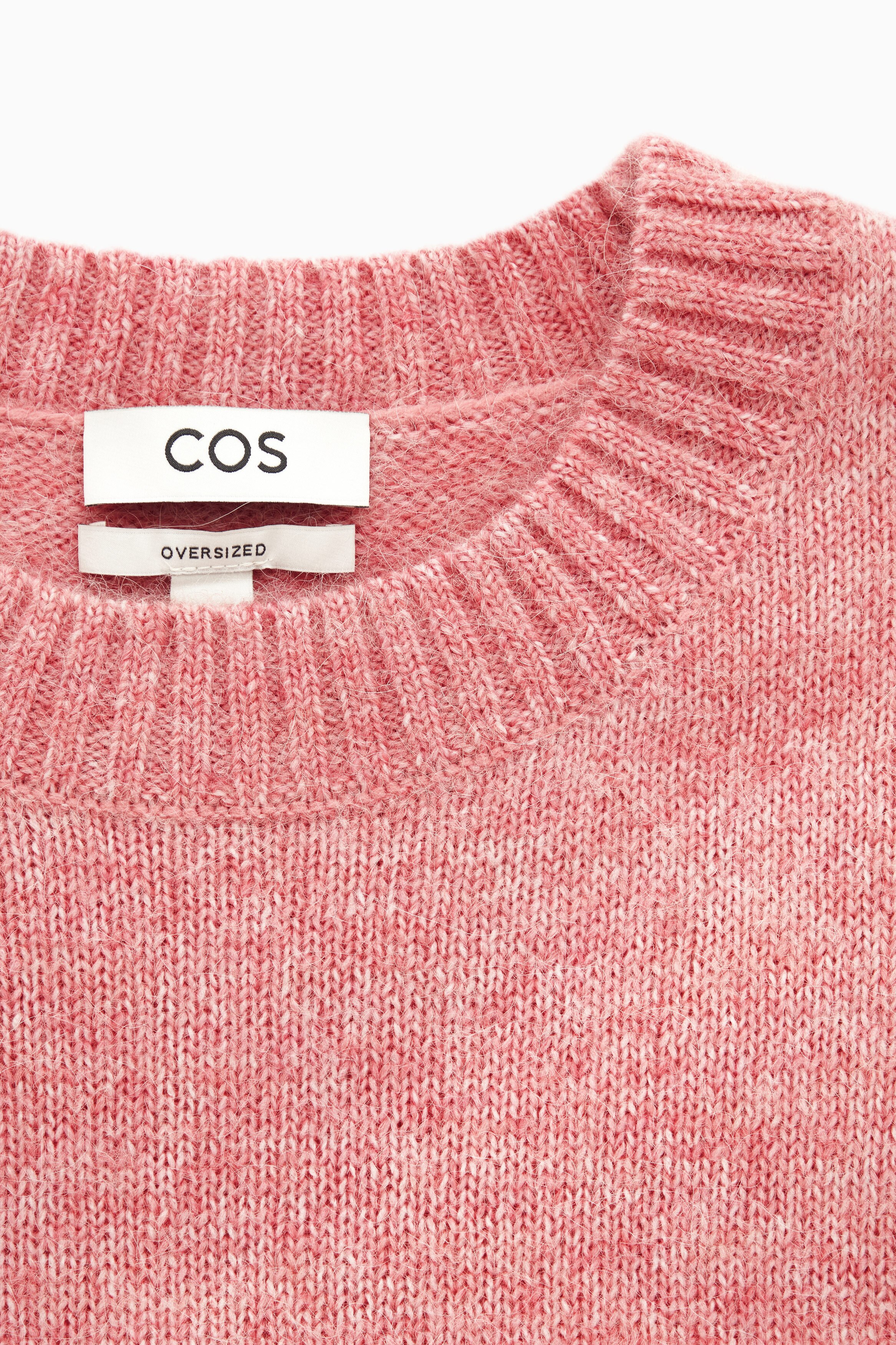OVERSIZED ALPACA-BLEND JUMPER - LIGHT PINK MÉLANGE | COS
