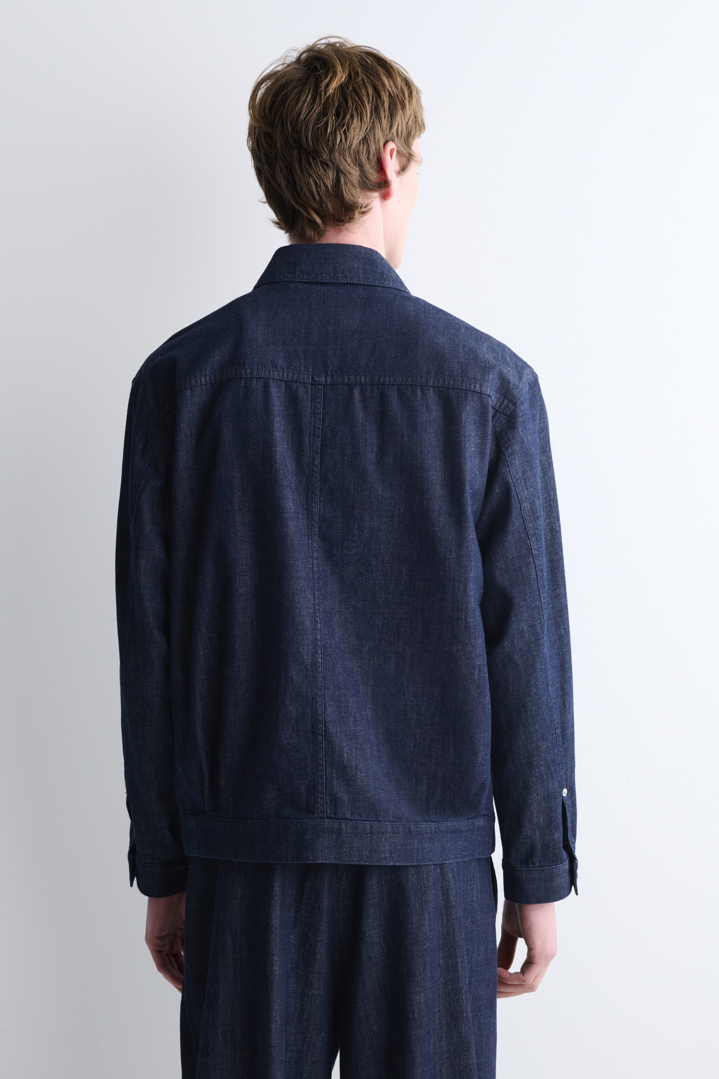 DENIM SHIRT JACKET - INDIGO | COS US