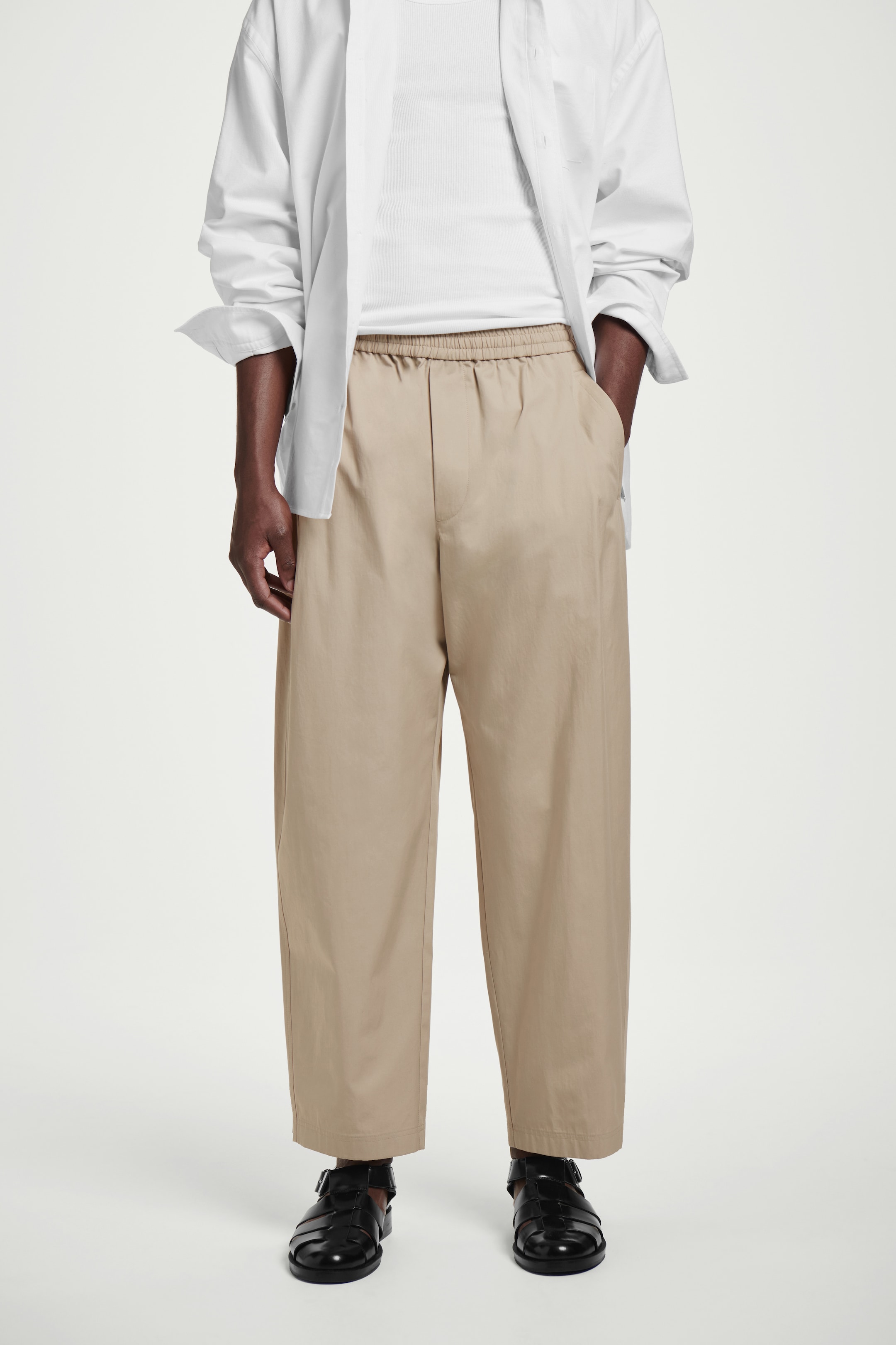 Visualizza immagine più grande: PANTALONI CROPPED ELASTICIZZATI A GAMBA LARGA - TALPA - UOMO | H&M IT 2