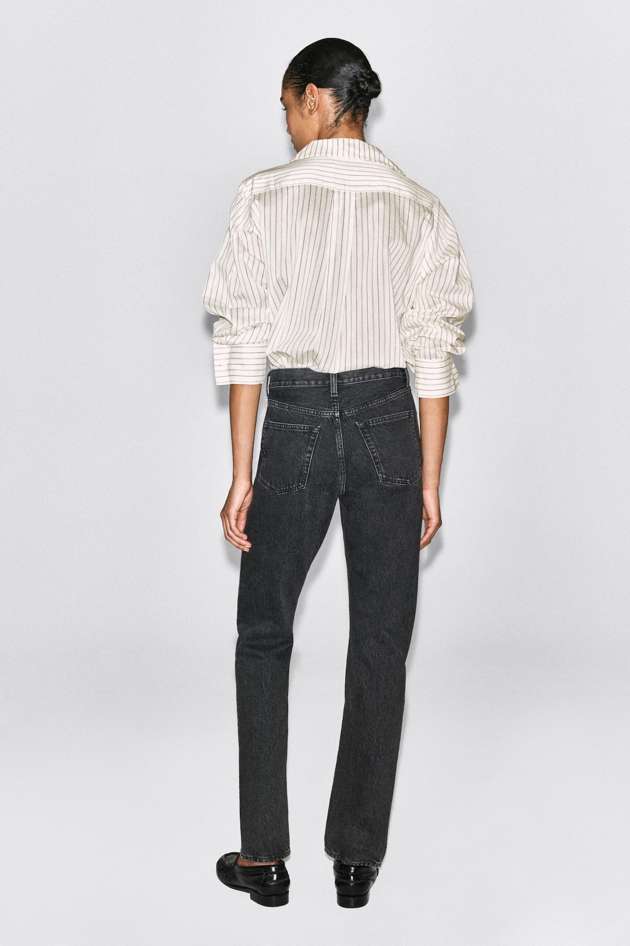 PIPELINE SLIM-LEG JEANS — BLACK