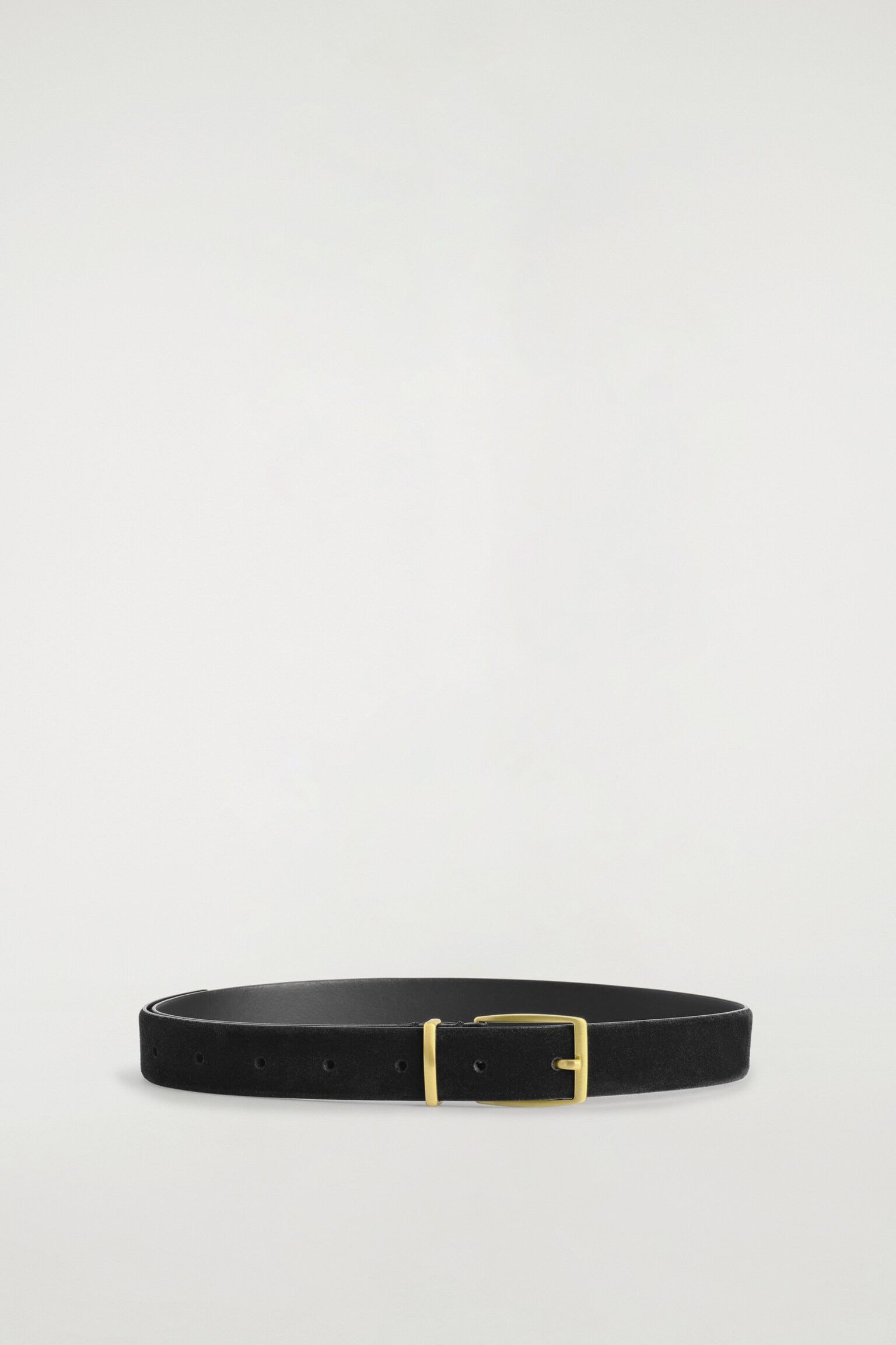 CEINTURE CLASSIQUE EN DAIM - NOIR - 2