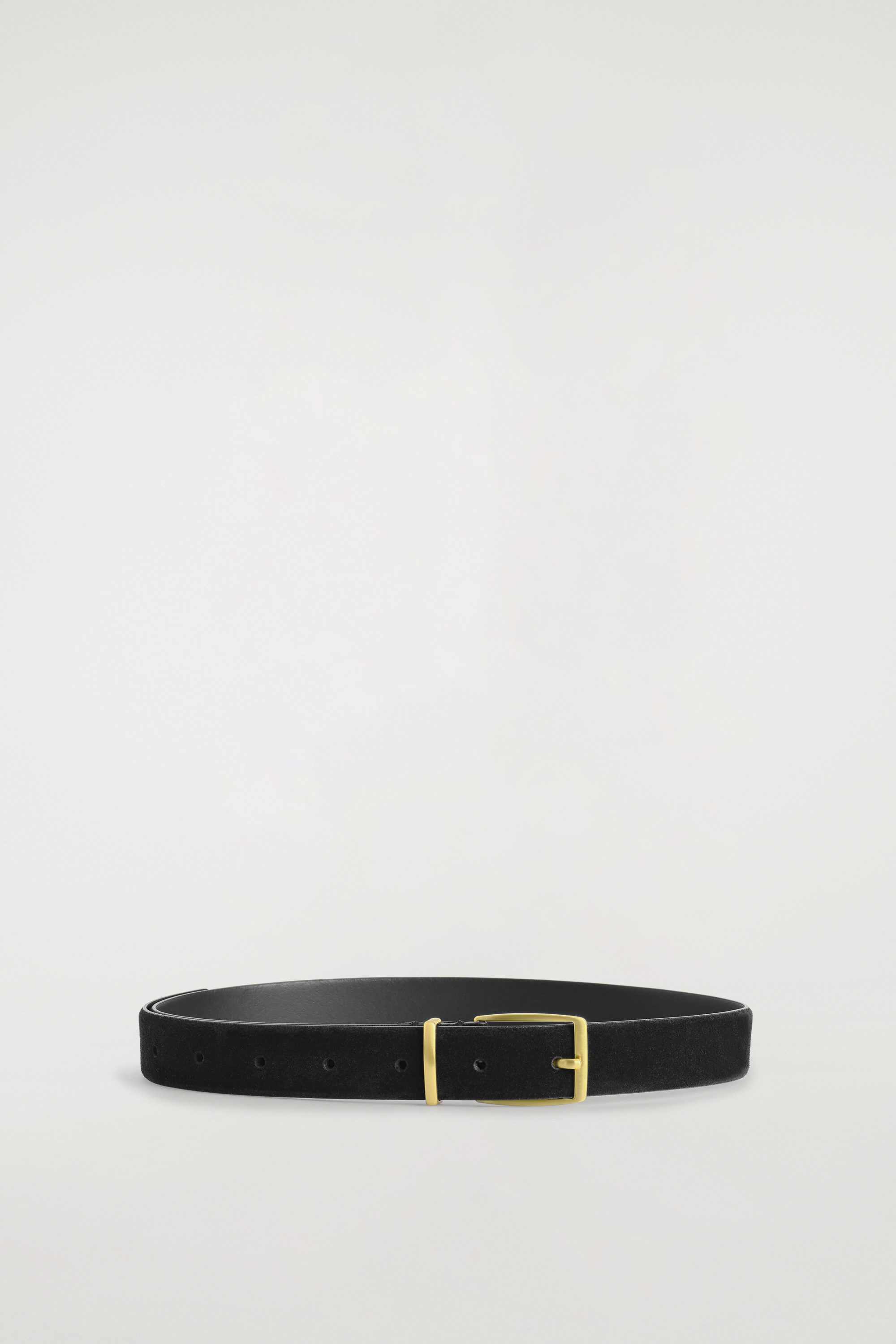 【COS】CLASSIC SUEDE BELT スエードベルト CLASSIC SUEDE BELT - BLACK | COS
