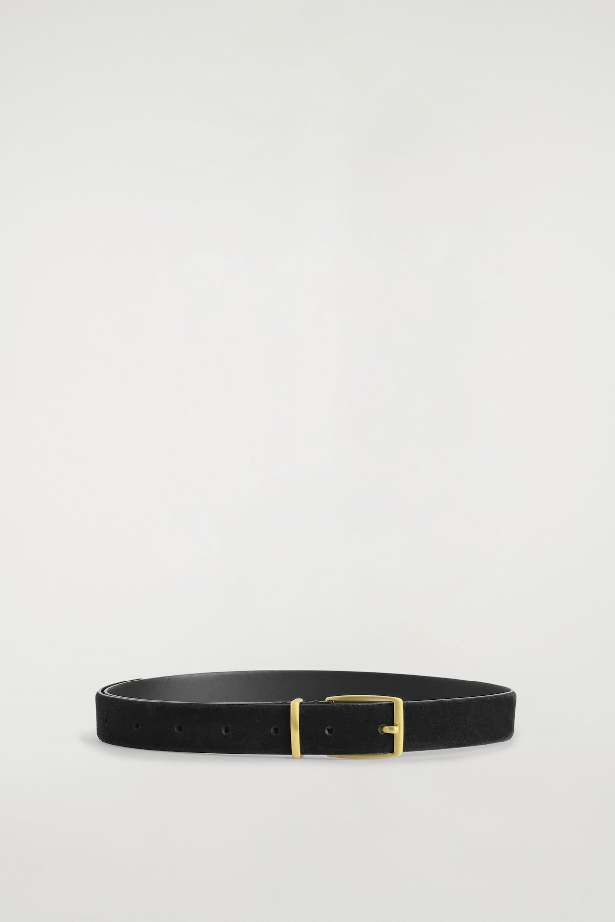 CLASSIC SUEDE BELT — BLACK