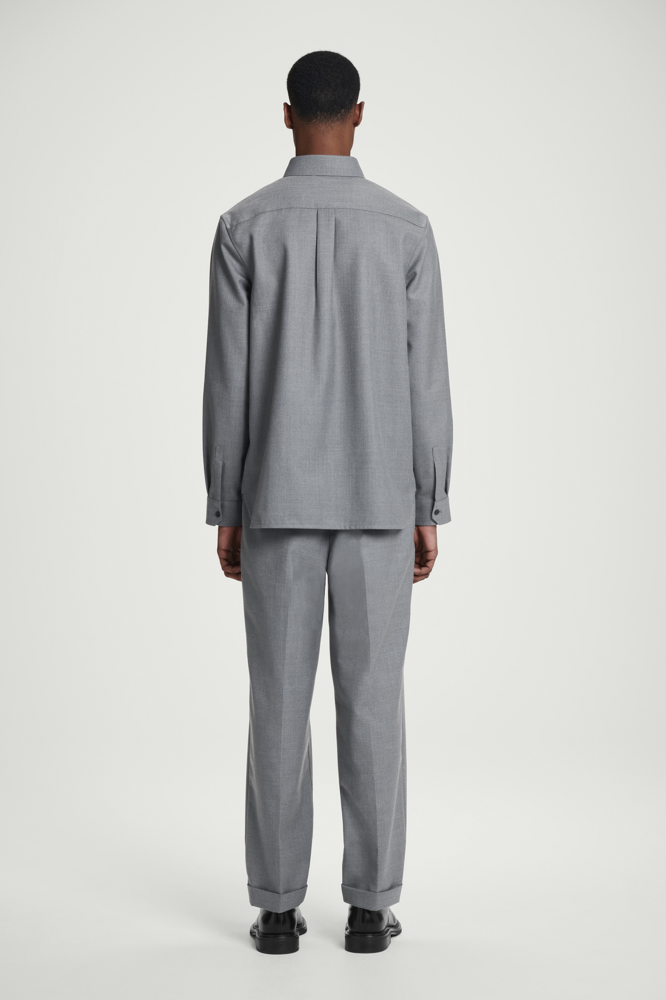 Grösseres Bild ansehen: LOCKERES UTILITY-HEMD AUS WOLL-MIX - GRAU - HERREN | H&M CH 5