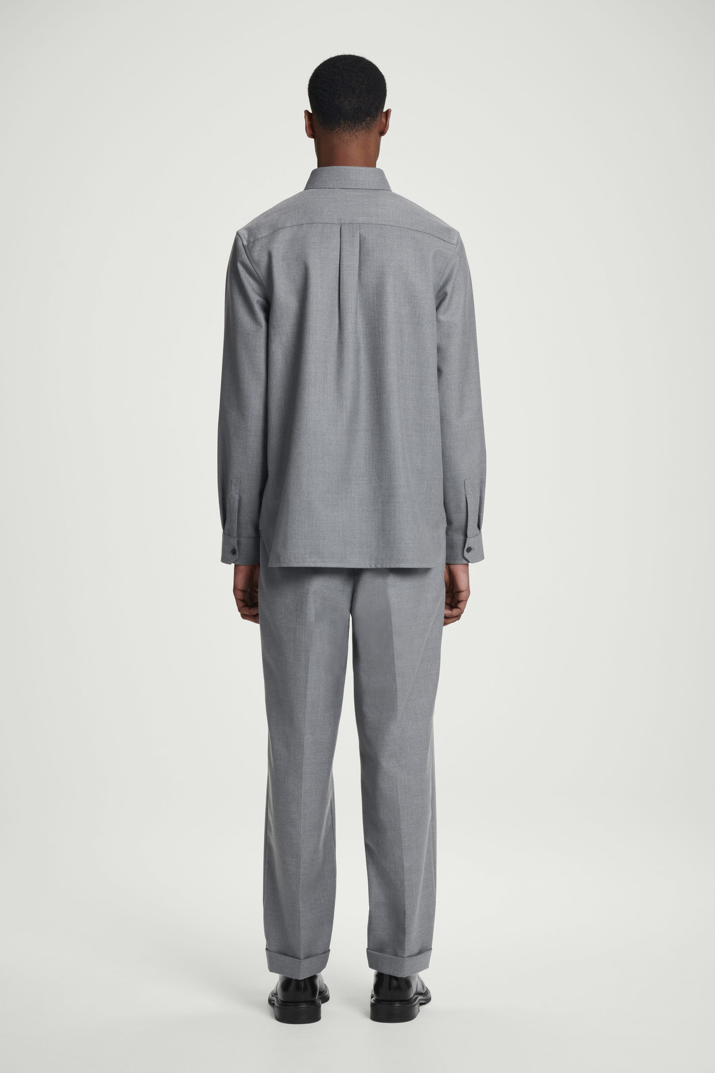 ★★ ★★ Men's Melange Utility Shirt Grey J32618 Melange Utility Shirt | grey | Calvin Klein Hong Kong