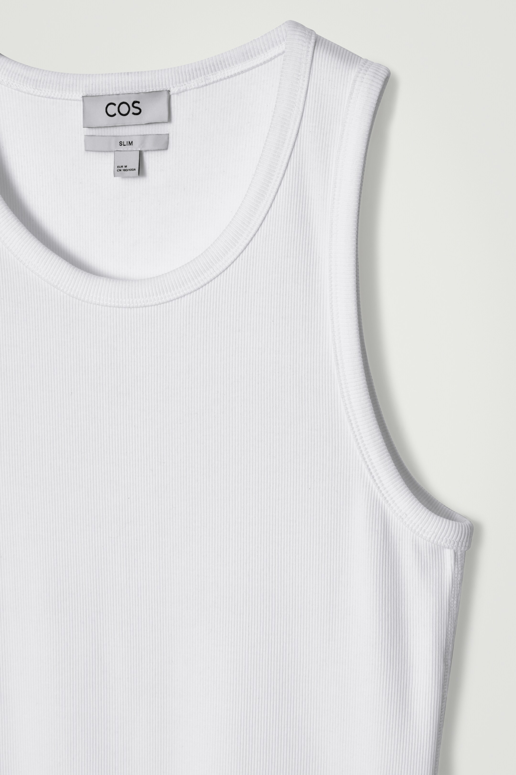 Ver imagen más grande: CAMISETA SIN MANGAS CANALÉ ALGODÓN SLIM FIT - BLANCO - HOMBRE | H&M ES 7