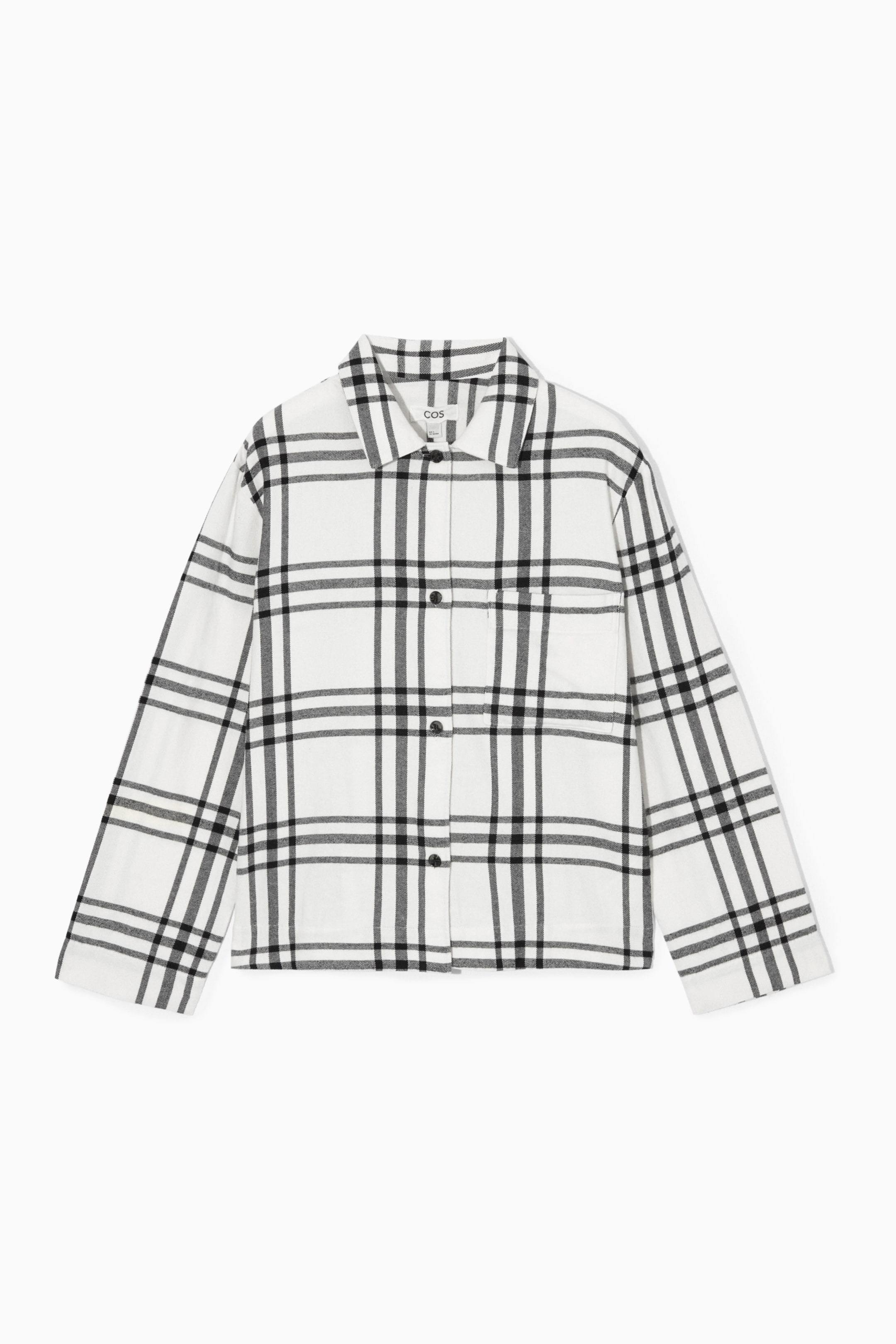 Se større billede: CHECKED FLANNEL PYJAMA SET - WHITE / BLACK / CHECKED - DAME | H&M DK 1