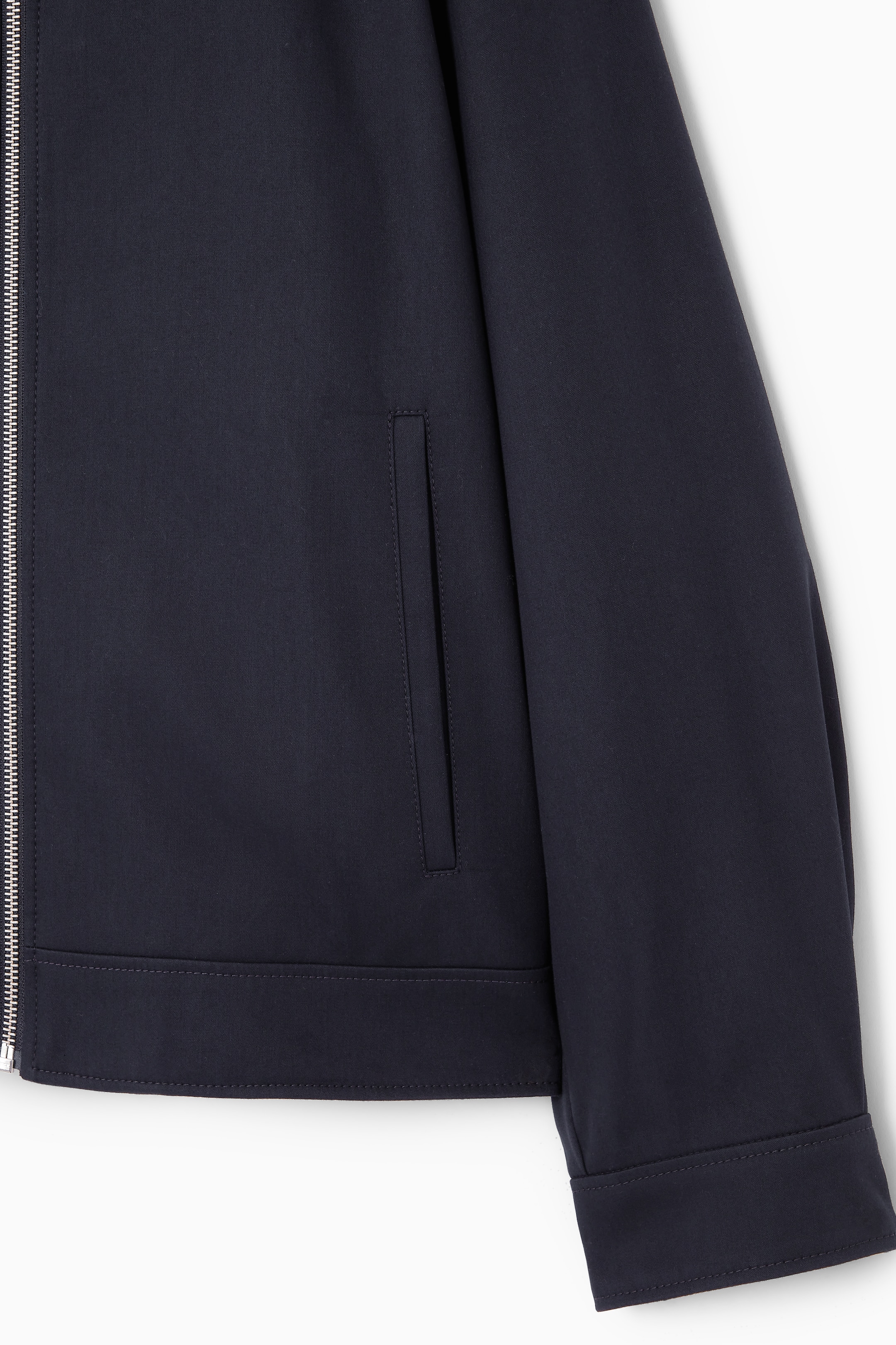 Grösseres Bild ansehen: JACKE AUS BAUMWOLLE MIT KRAGEN - NAVYBLAU - DAMEN | H&M CH 3