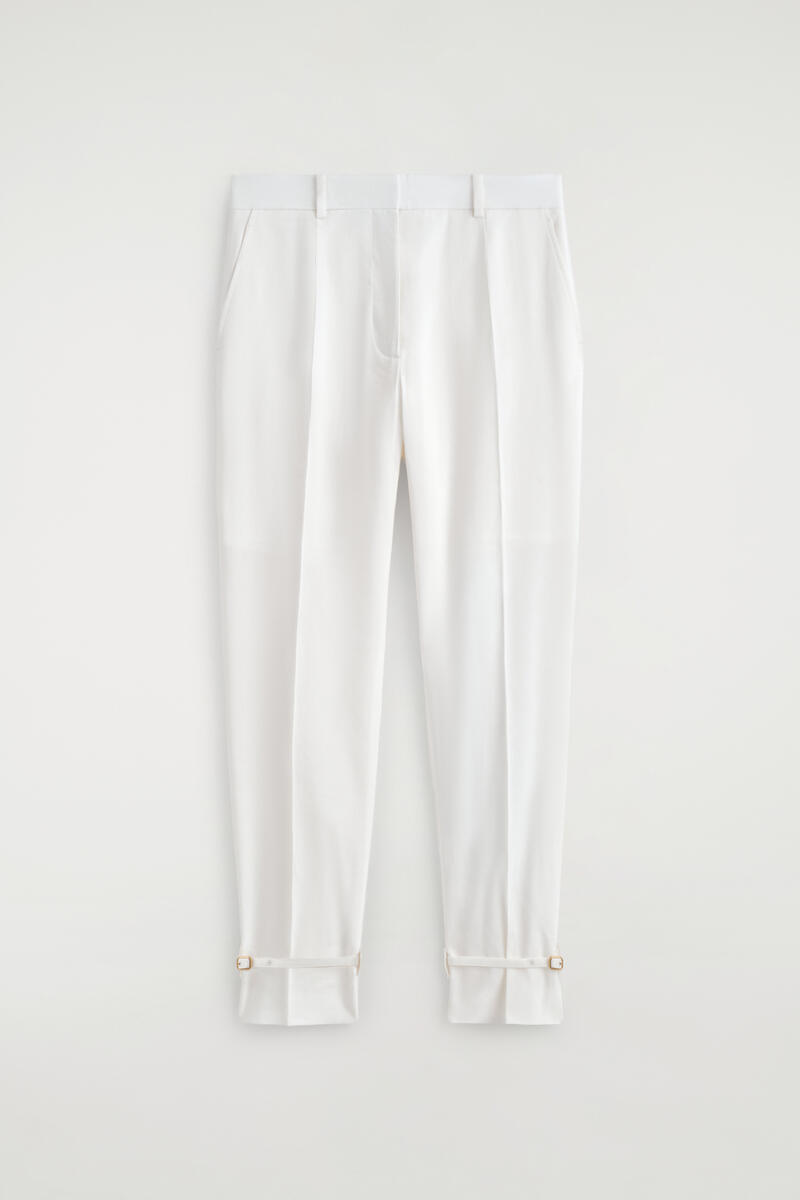 Linen Straight-Leg Pants