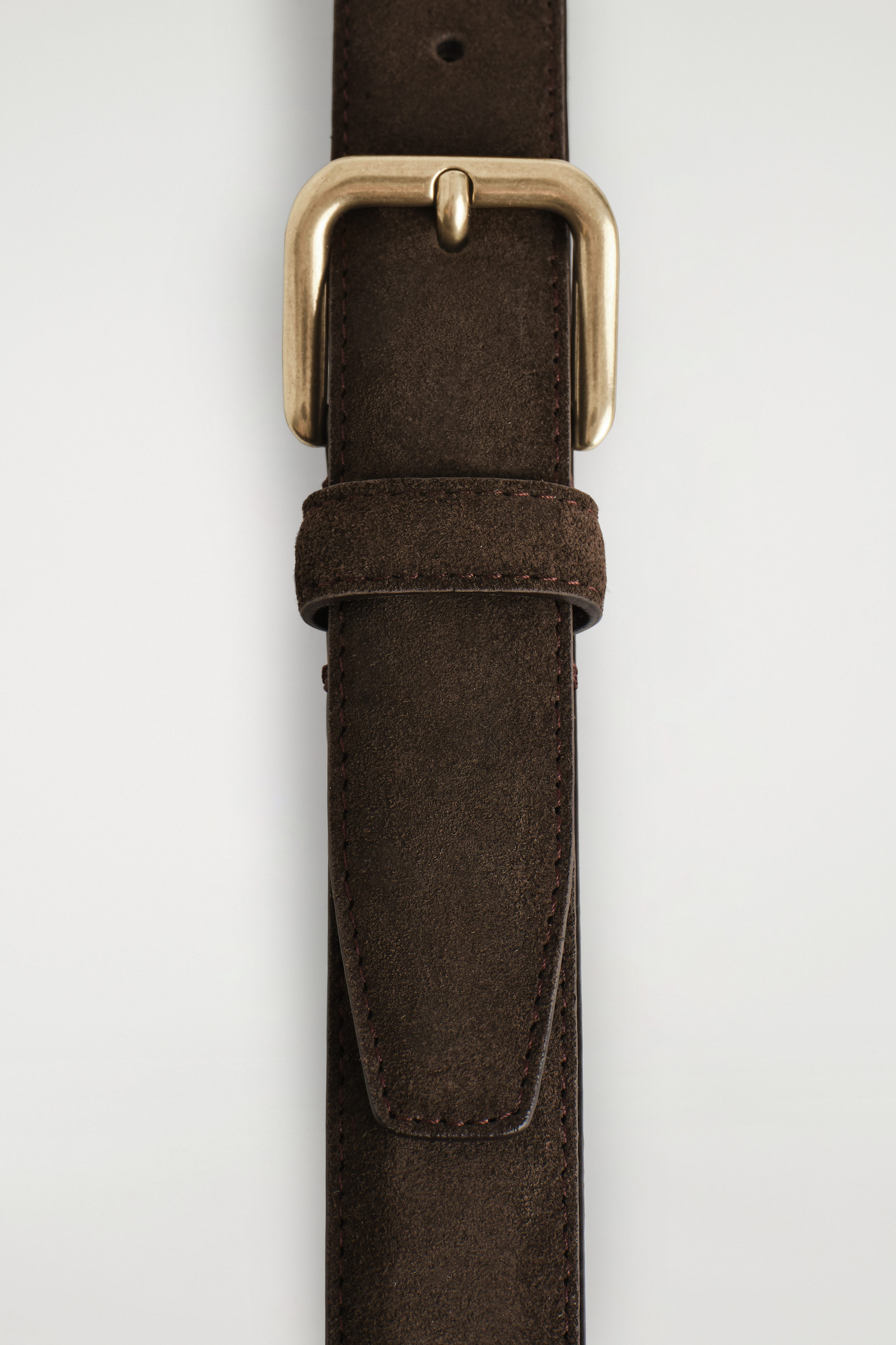 SUEDE BELT - DARK BROWN | COS US