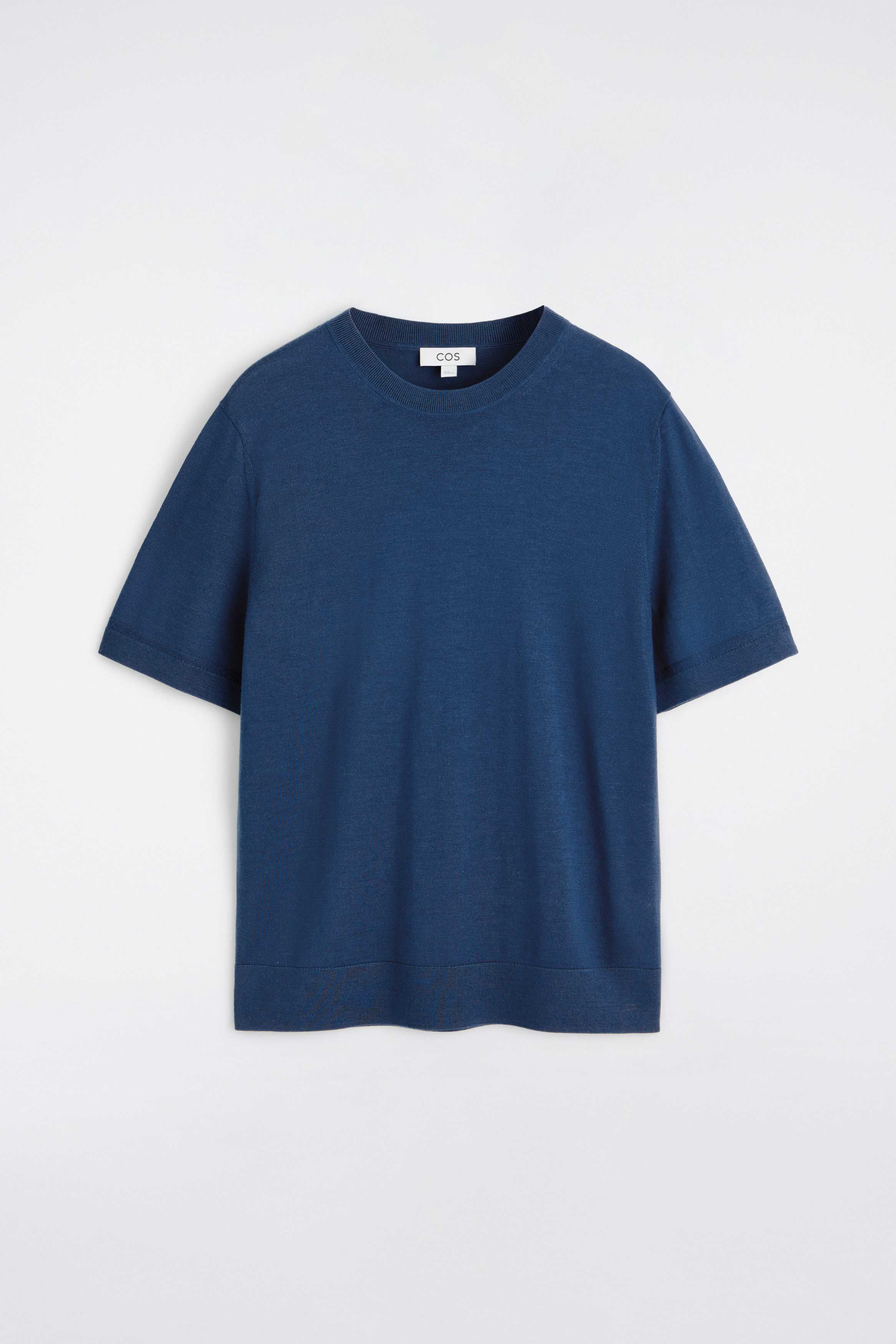 MERINO WOOL KNITTED T-SHIRT - thumbnail 6