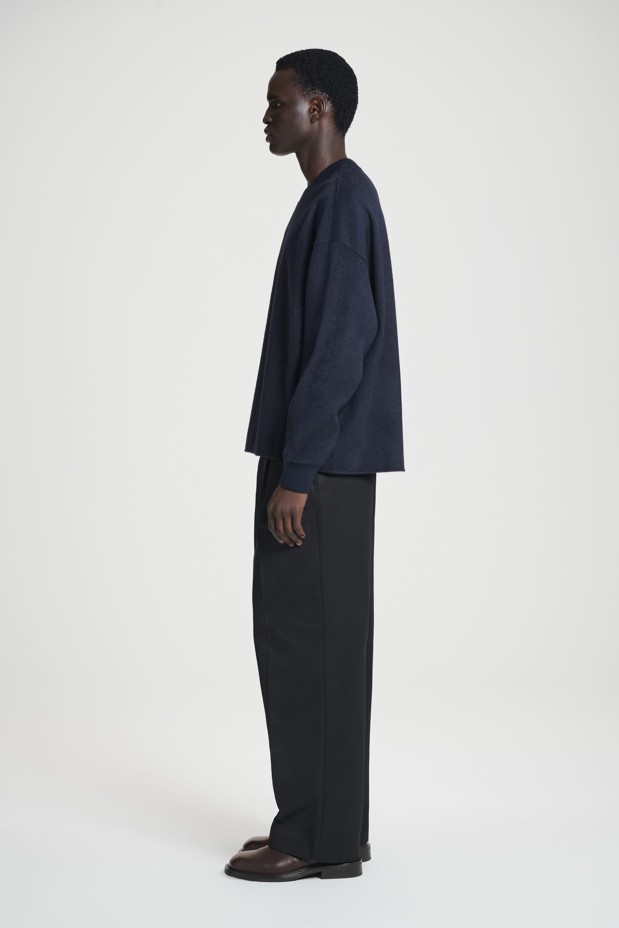 OVERSIZED MERINO-WOOL JERSEY JUMPER