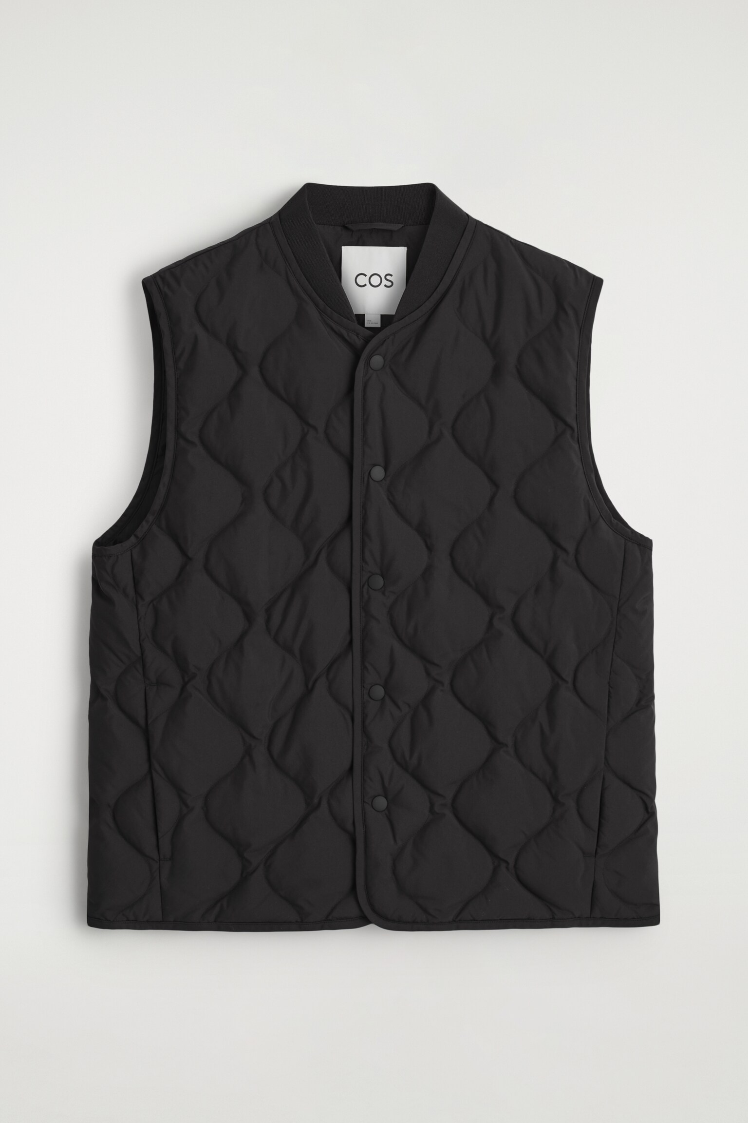 GILET MATELASSÉ DE DUVET - NOIR/BEIGE FONCÉ - 2