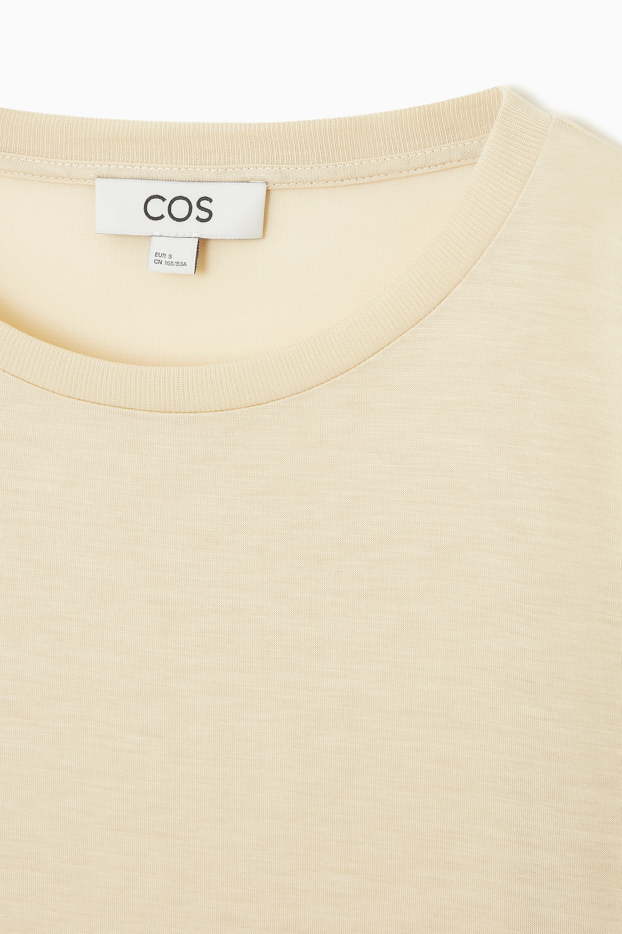 View larger image: RELAXED-FIT FLOATY T-SHIRT - BEIGE - Ladies | H&M GB 2