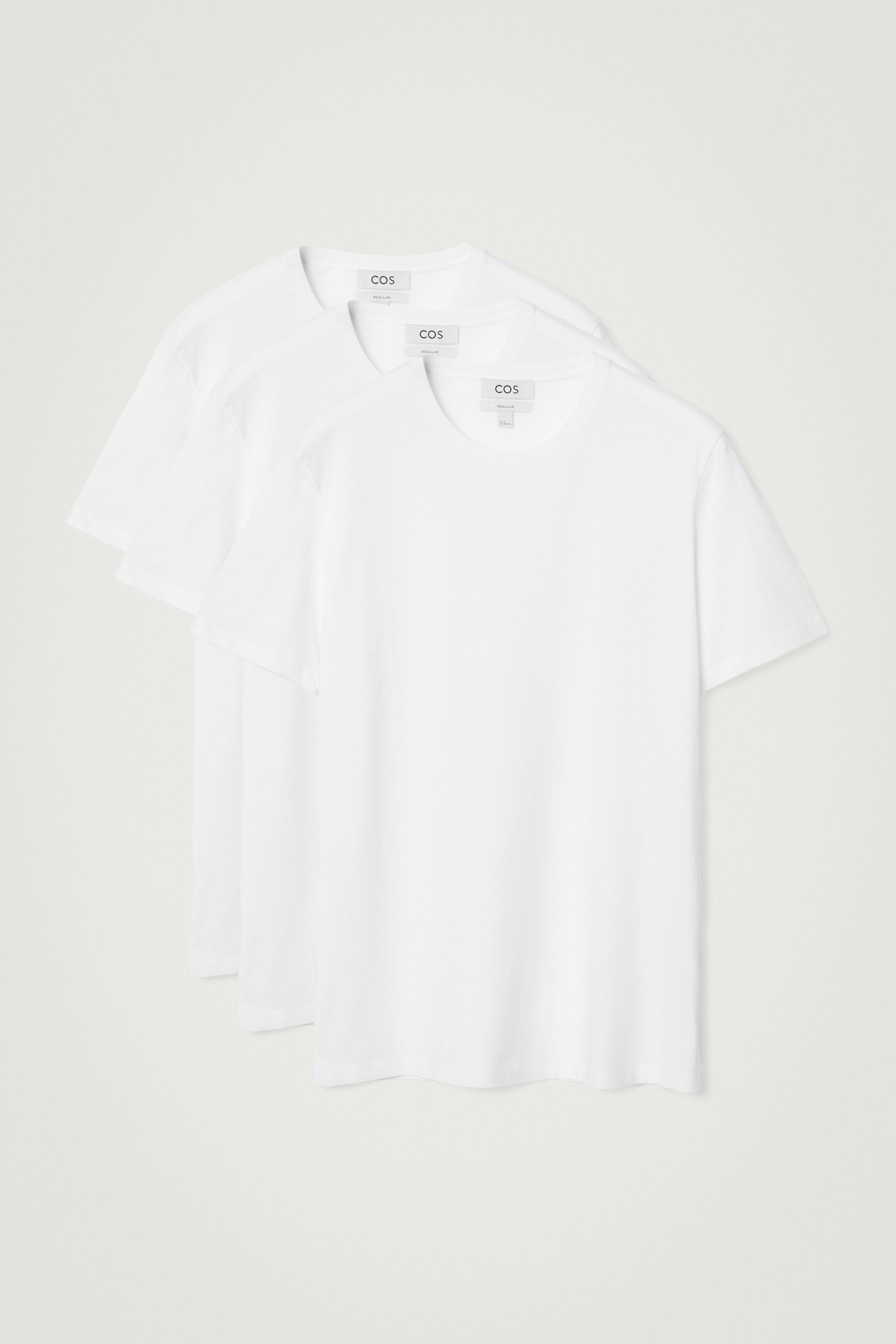 Agrandir l'image: LOT DE 3 T-SHIRTS À COL ROND EN COTON - BLANC - HOMME | H&M CH 6