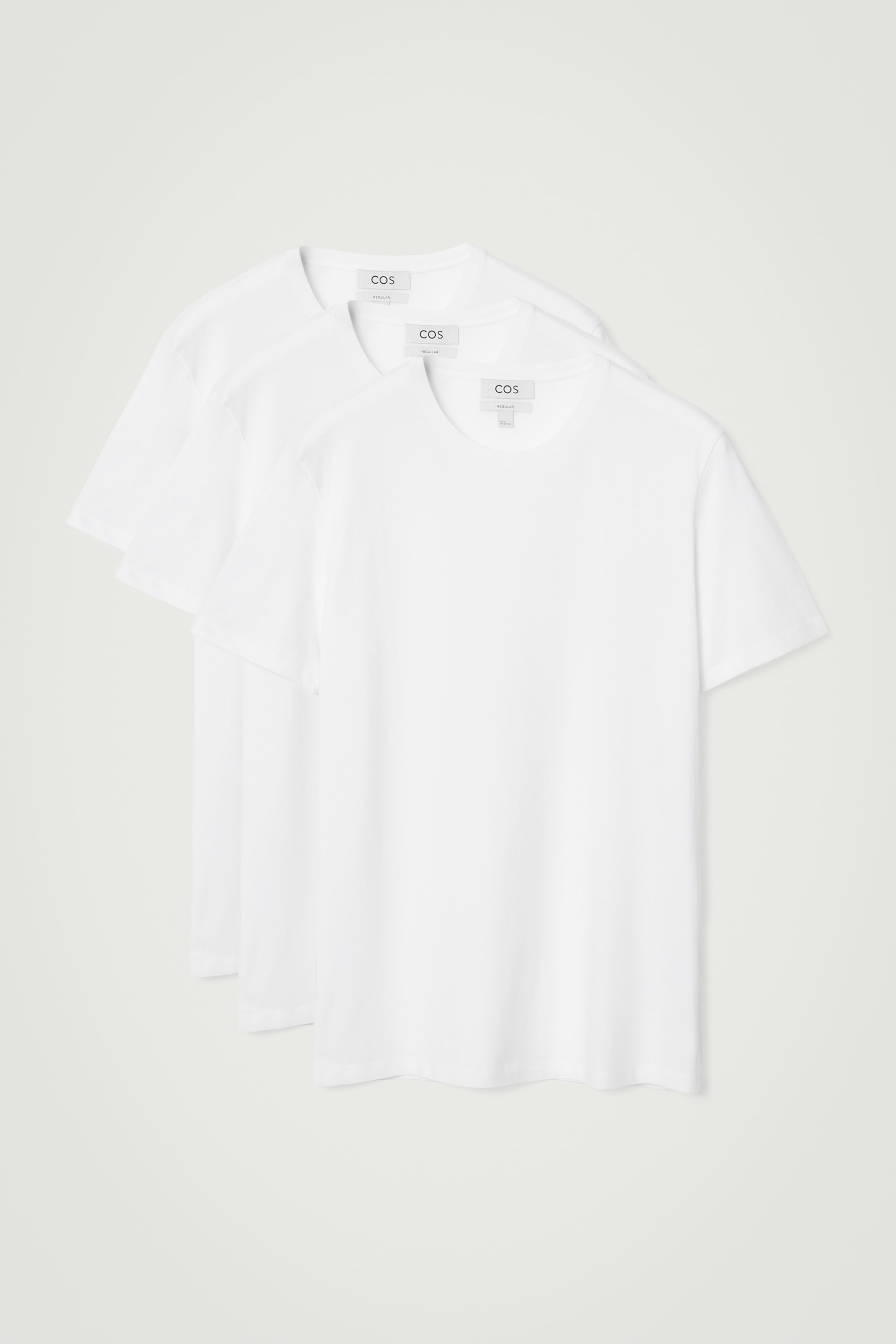 Agrandir l'image: LOT DE 3 T-SHIRTS À COL ROND EN COTON - BLANC - HOMME | H&M FR 6