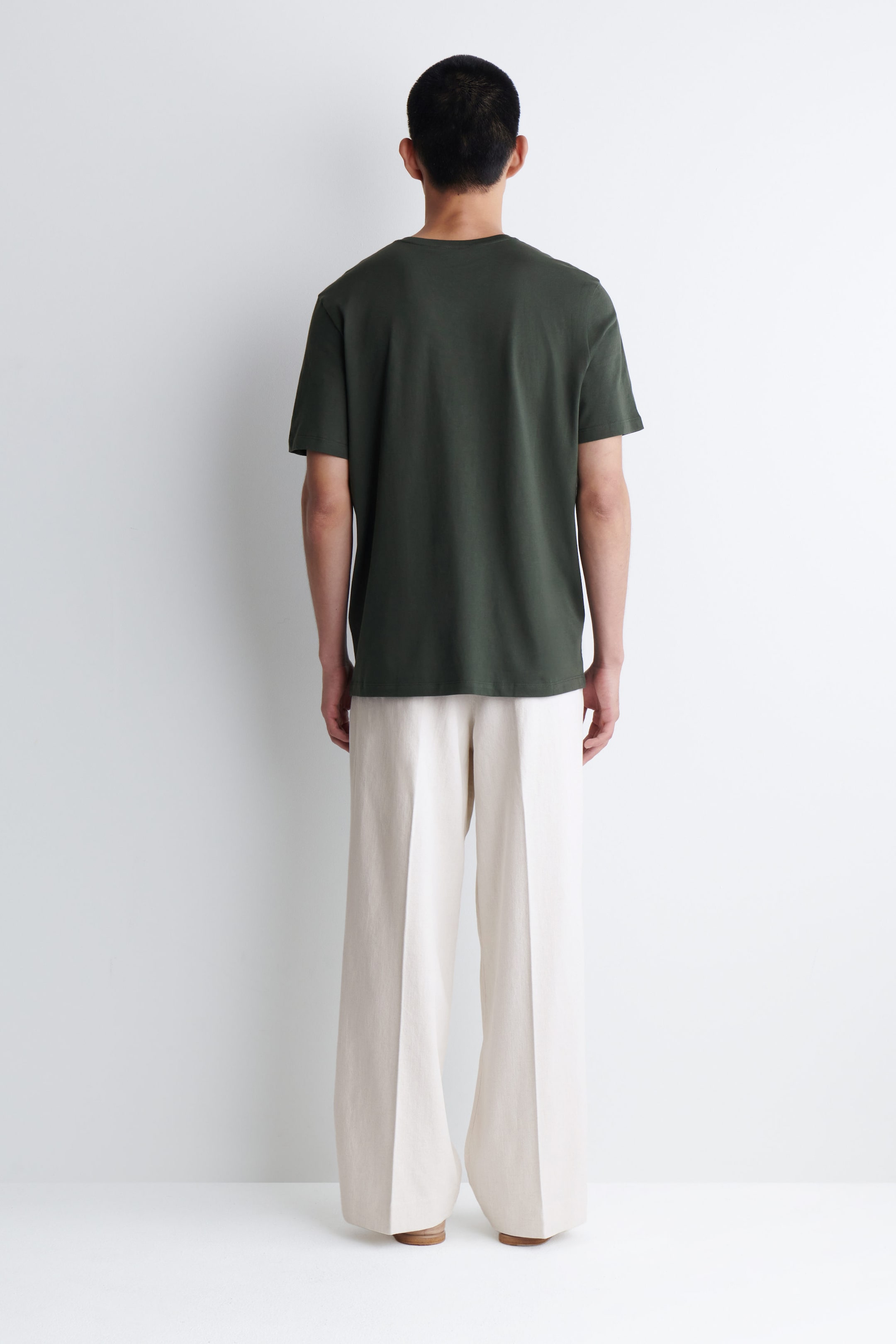 T-SHIRT GIROCOLLO IN COTONE