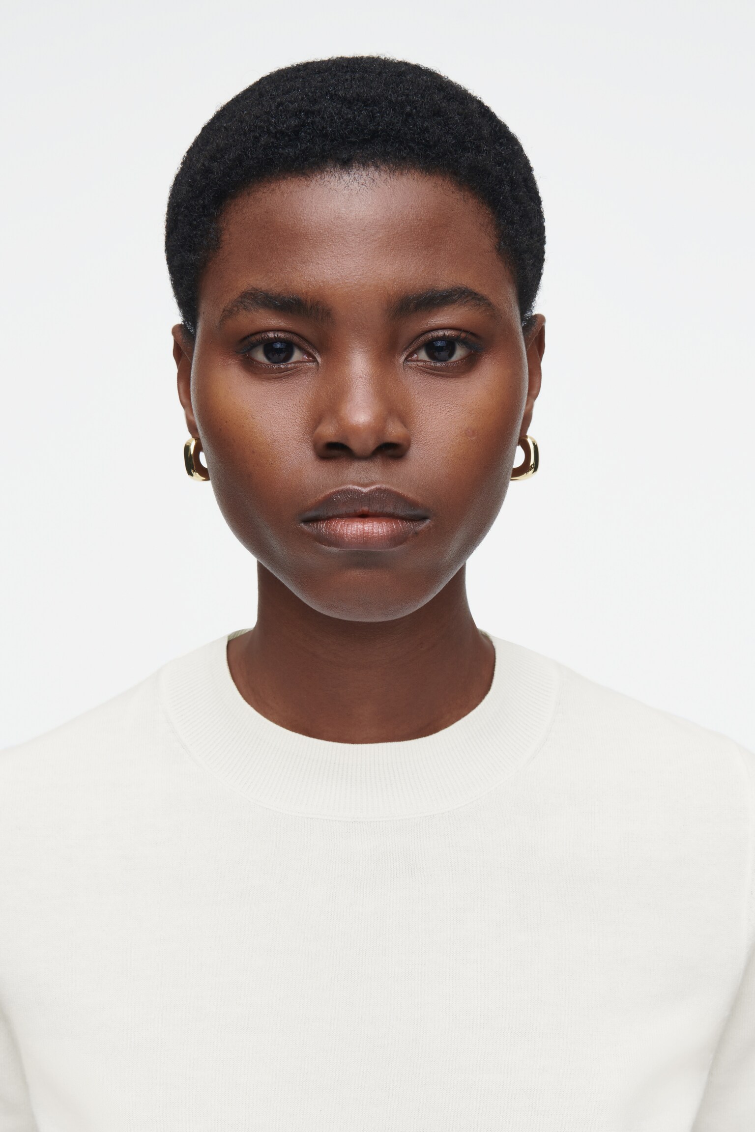T-SHIRT REGULAR EN MAILLE - ÉCRU/ÉCRU / RAYÉ/ROUGE - 5