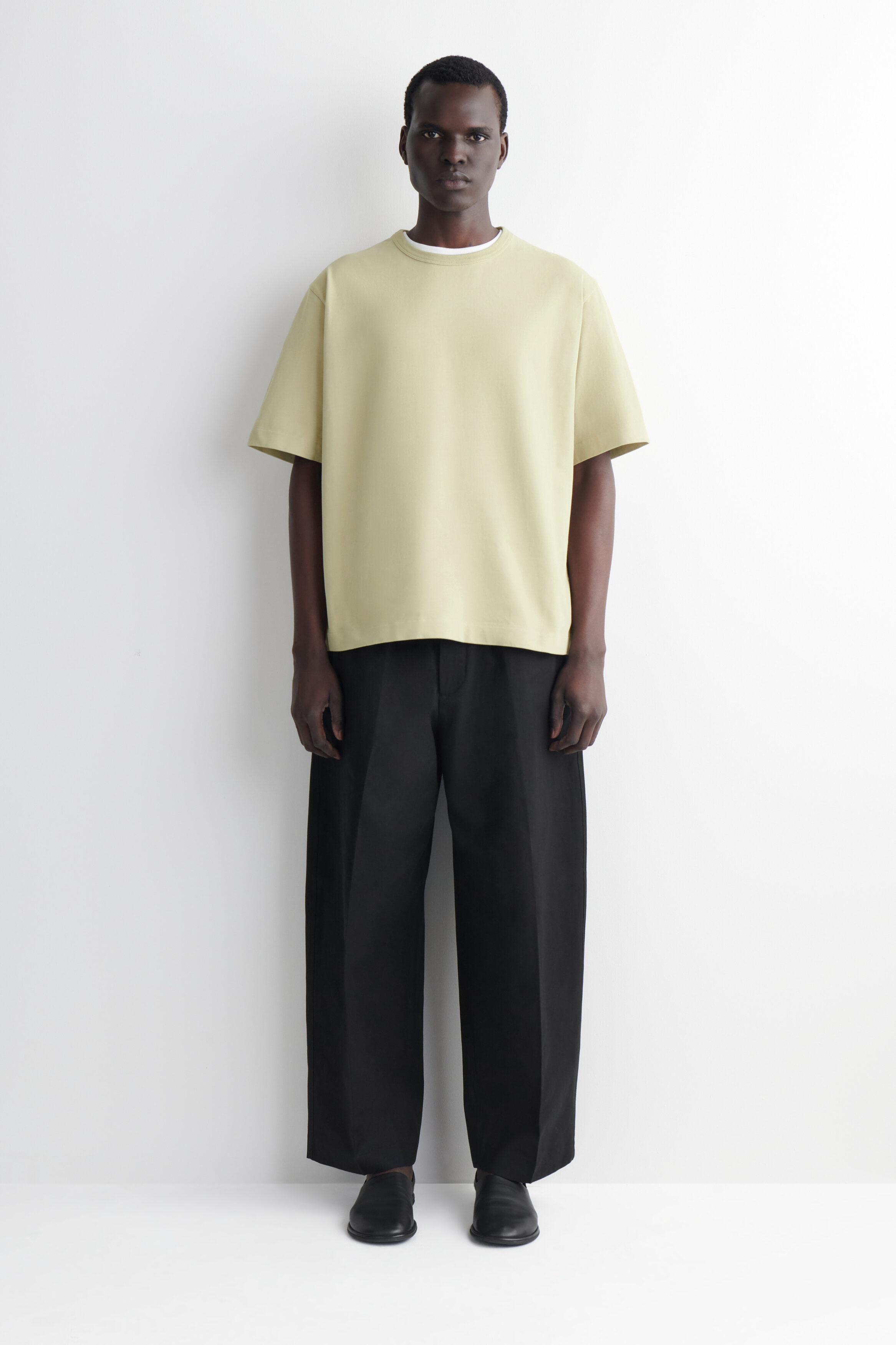 RELAXED GARMENT-WASHED COTTON T-SHIRT - thumbnail 5