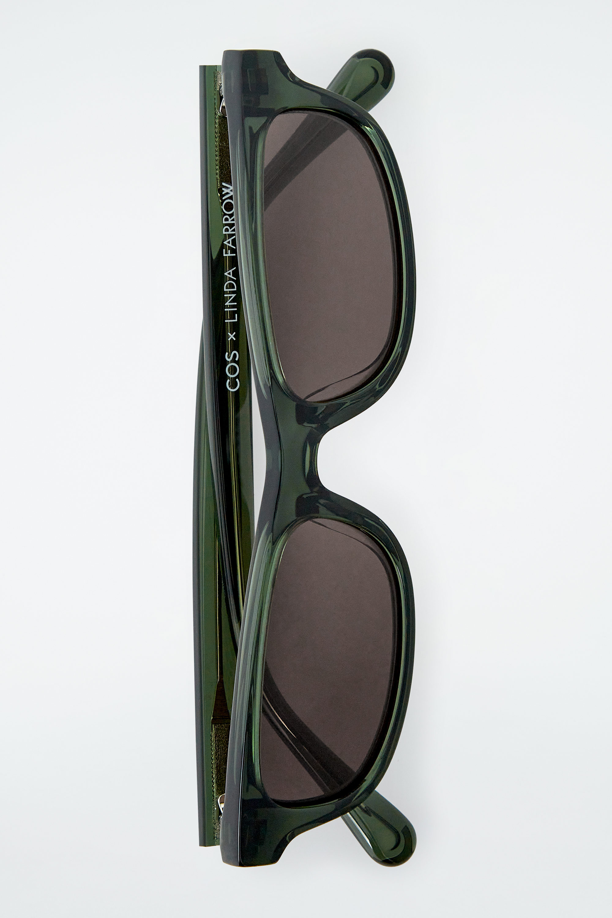 COS×LINDA FARROW サングラス　スクエア　グリーン　完売 SCOPE SUNGLASSES - RECTANGLE - GREEN / BROWN | COS US