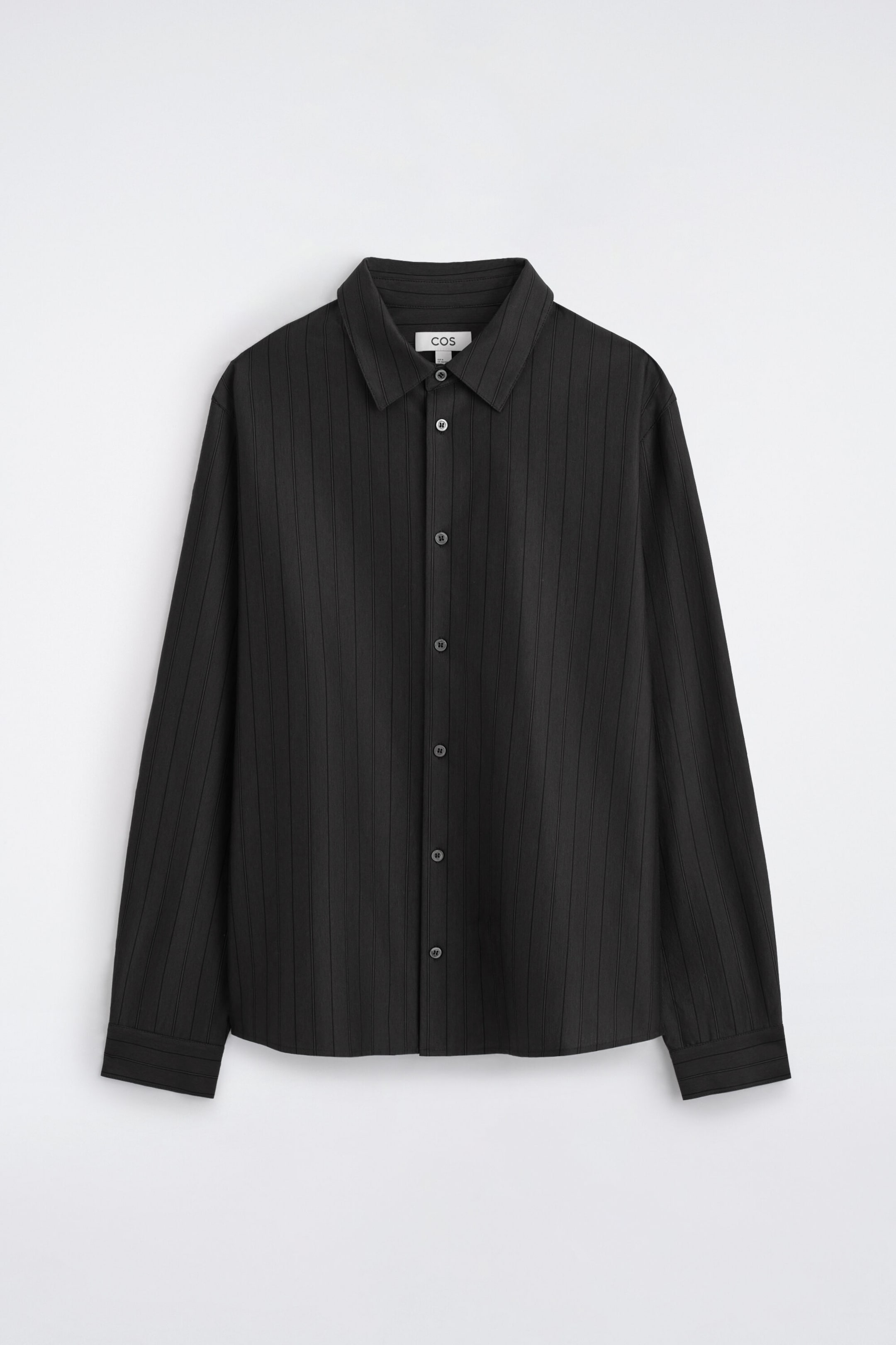 STRIPED COTTON-JERSEY SHIRT