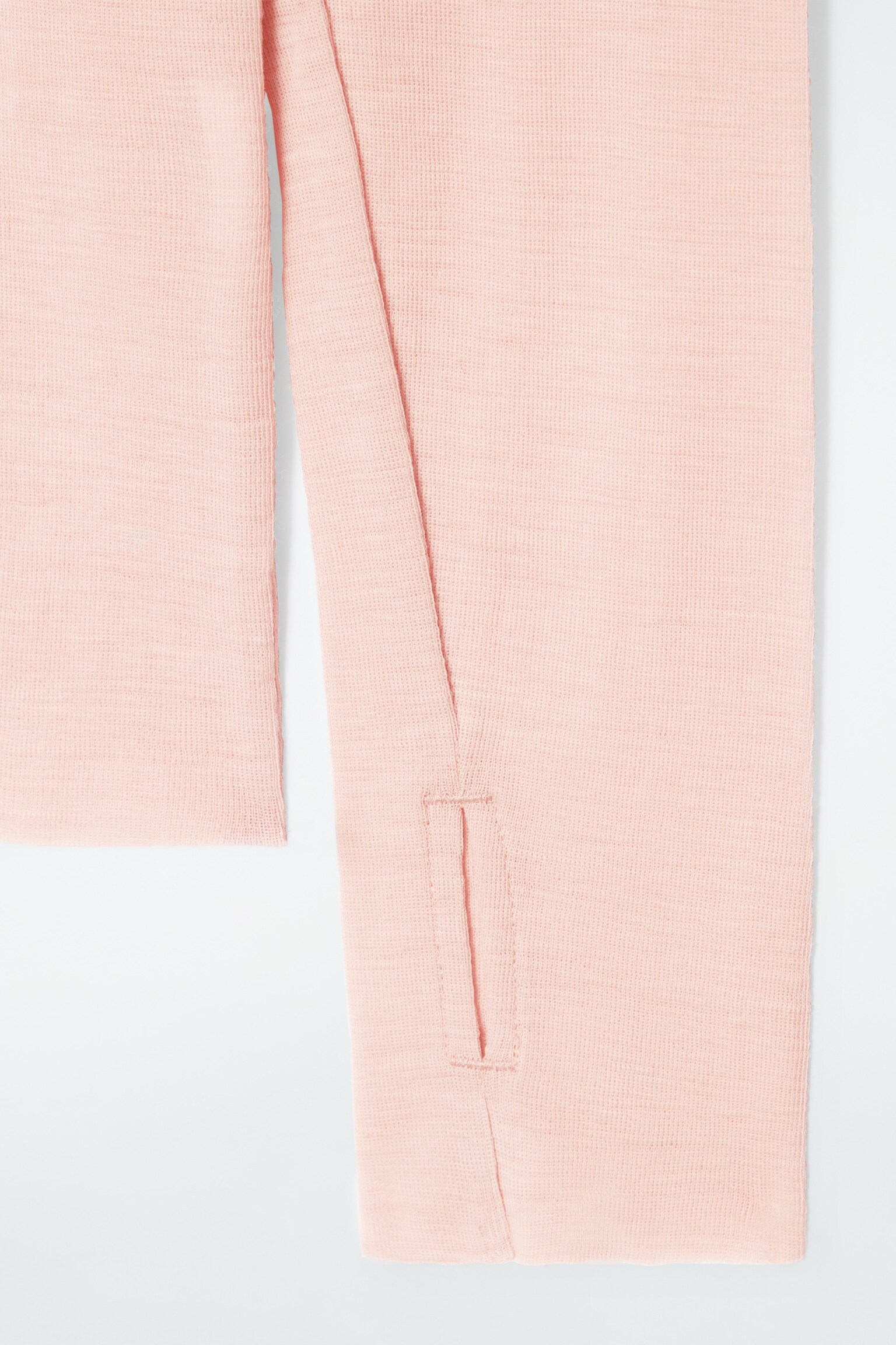 CREW-NECK MERINO WOOL TOP - PEACH/BLACK/OFF-WHITE/STEEL BLUE/MULTICOLOURED/BROWN/LIGHT YELLOW - 2