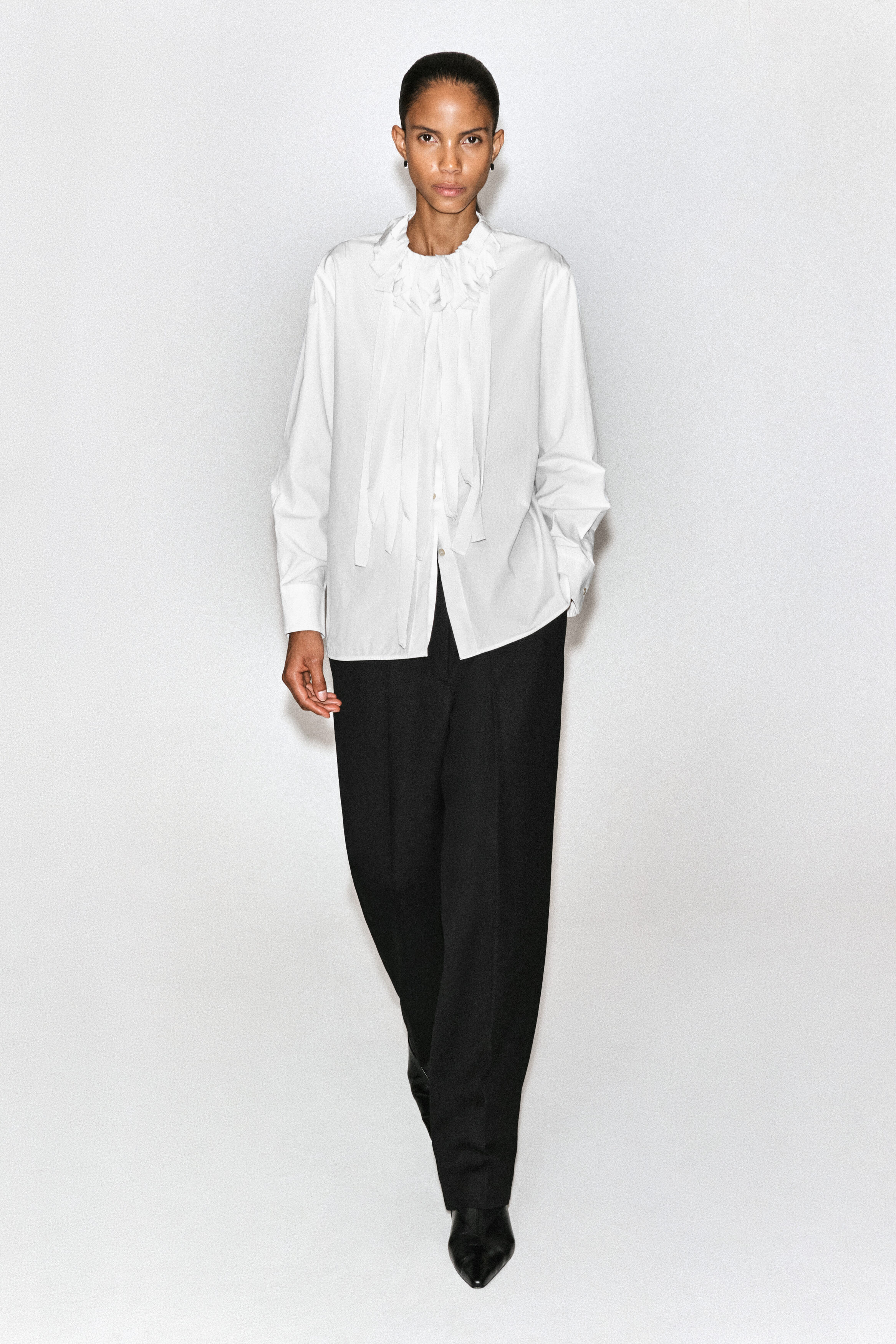 GROSGRAIN BIB-FRONT COTTON SHIRT - thumbnail 3