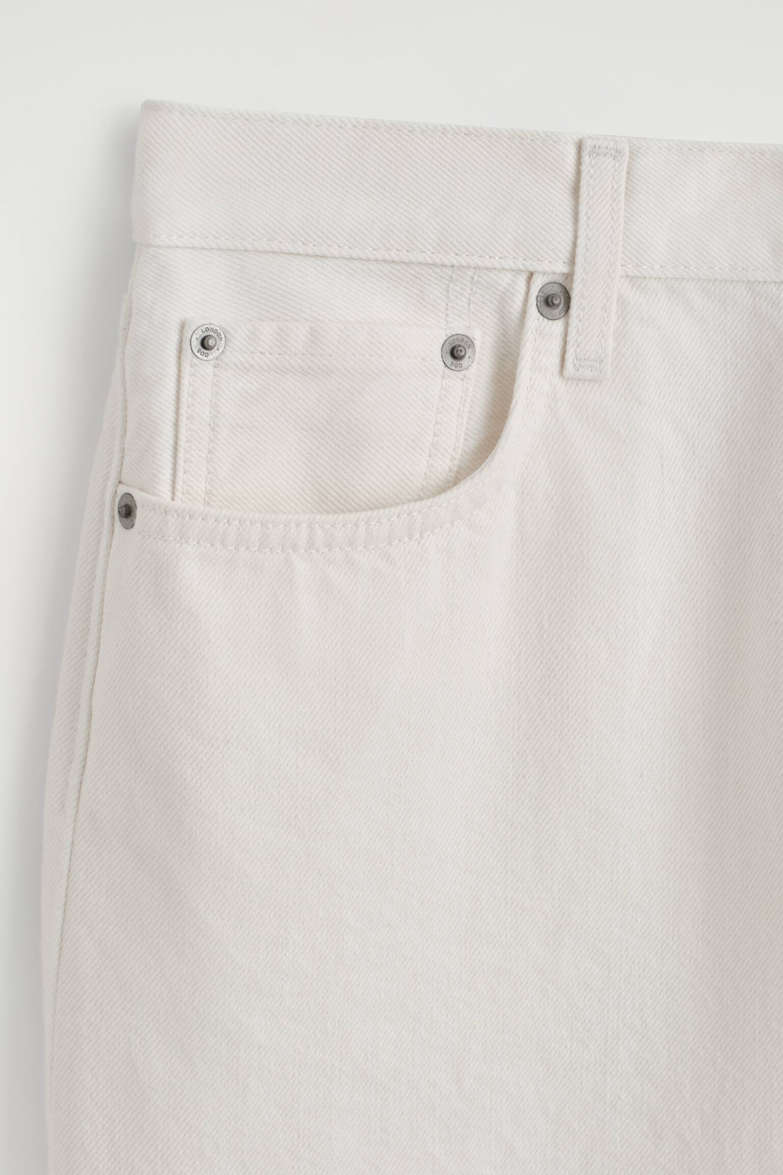 CHORD JEANȘI CU PICIOR DREPT - ALB/ALBASTRU ȘTERS/INDIGO ÎNCHIS/NEGRU - 3