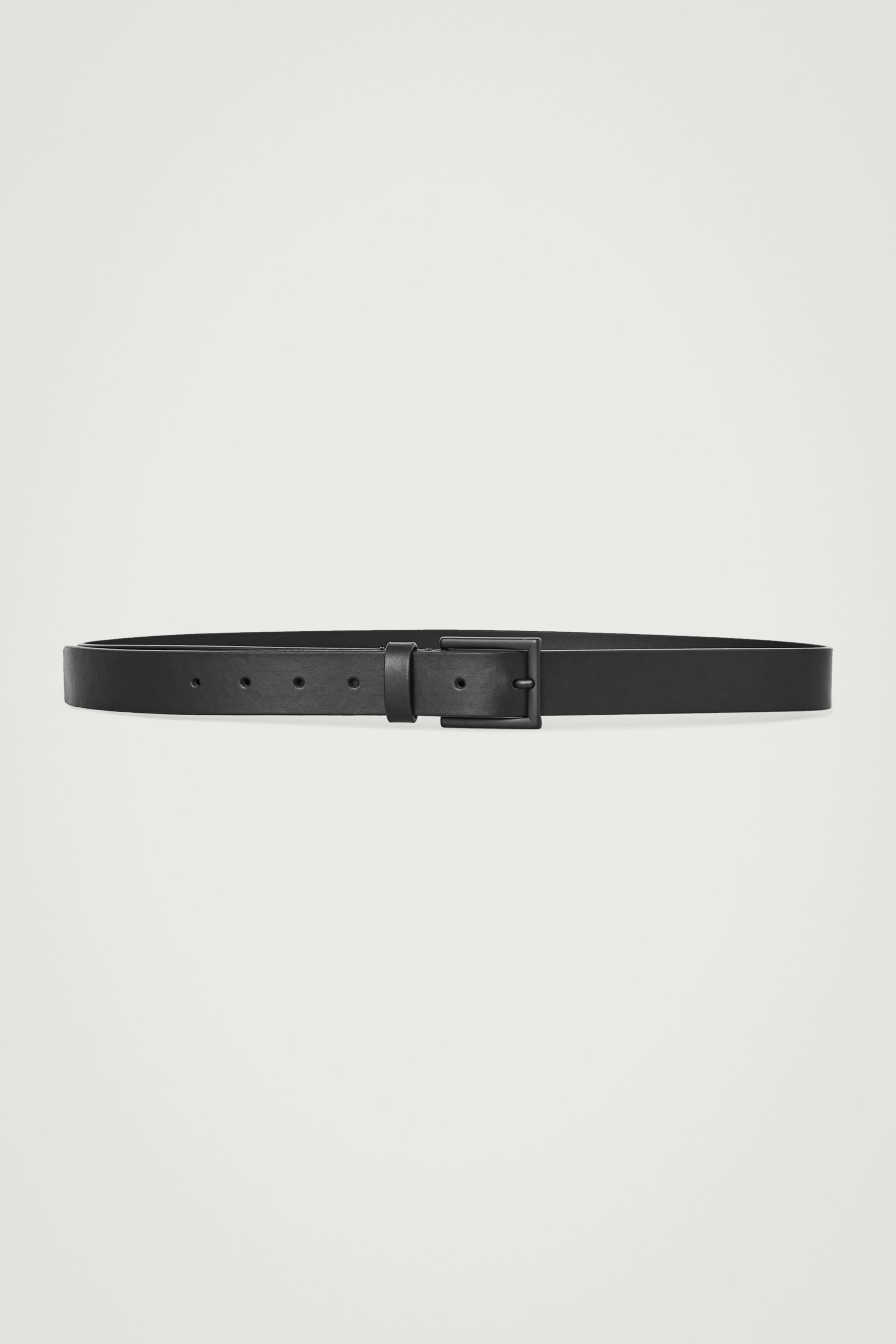 Visualizza immagine più grande: CINTURA IN PELLE OPACA - NERO - UOMO | H&M IT 2