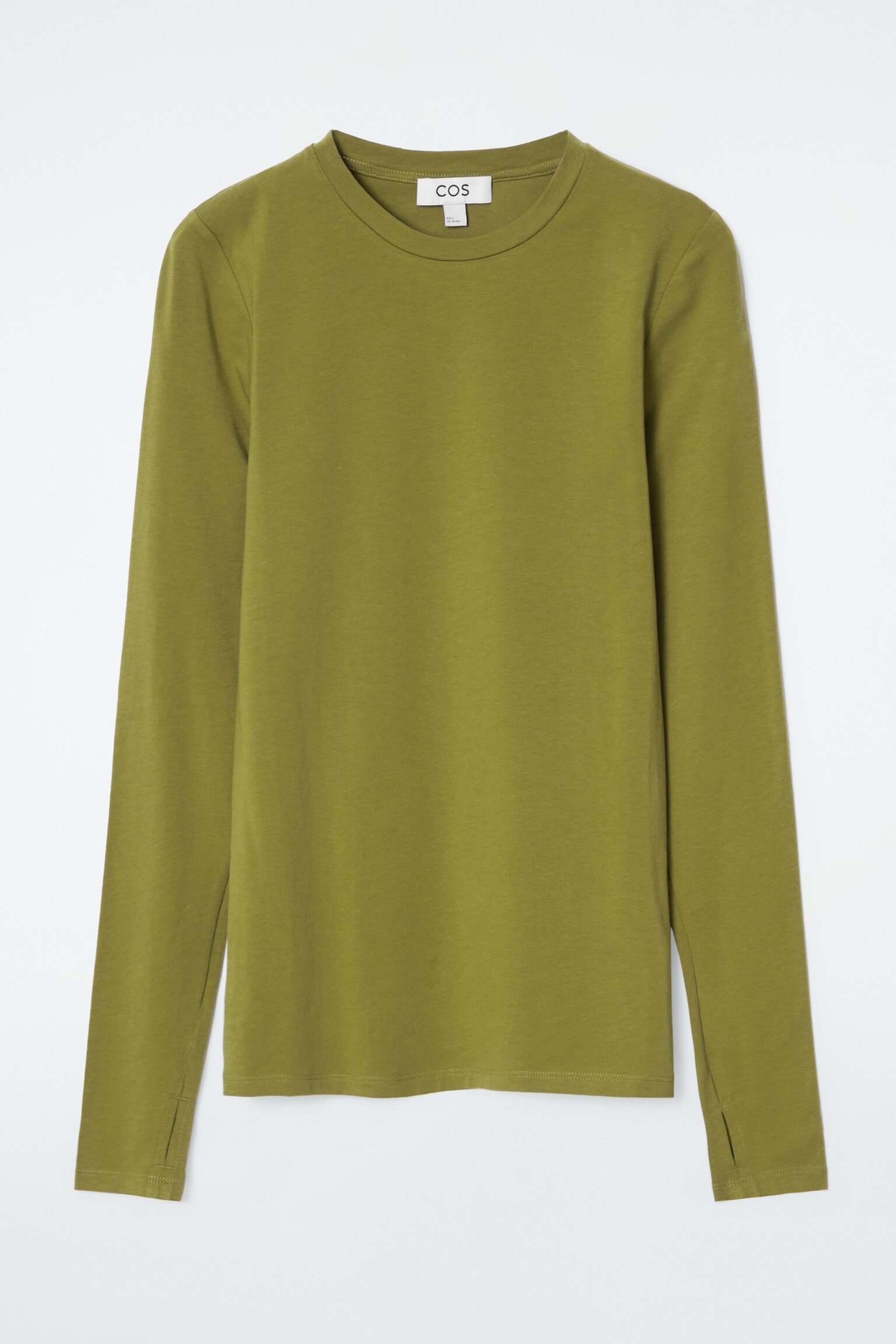 SLIM LEHKÝ TOP S DLOUHÝM RUKÁVEM - OLIVE GREEN/TMAVĚ ČERVENÁ/BÍLÝ/HNĚDÁ / PRUHOVANÁ/Tmavě zelená/ŠEDÝ MELÍR/ČERNÁ/RED / WHITE/OLIVOVĚ ZELENÁ/BLACK / WHITE