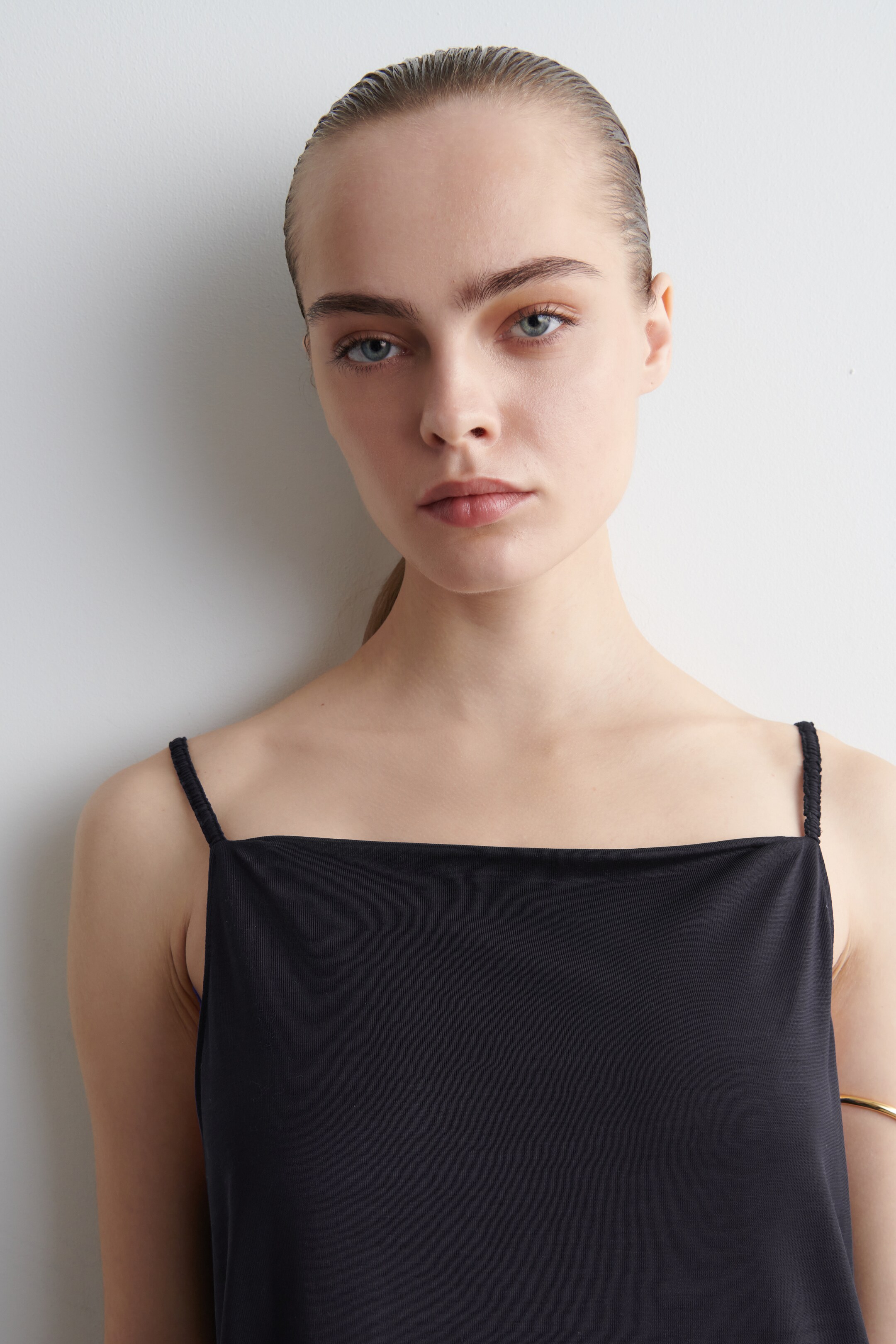 Agrandir l'image: ROBE À FINES BRETELLES ET COL CARRÉ EN JERSEY - BLEU MARINE - FEMME | H&M FR 5