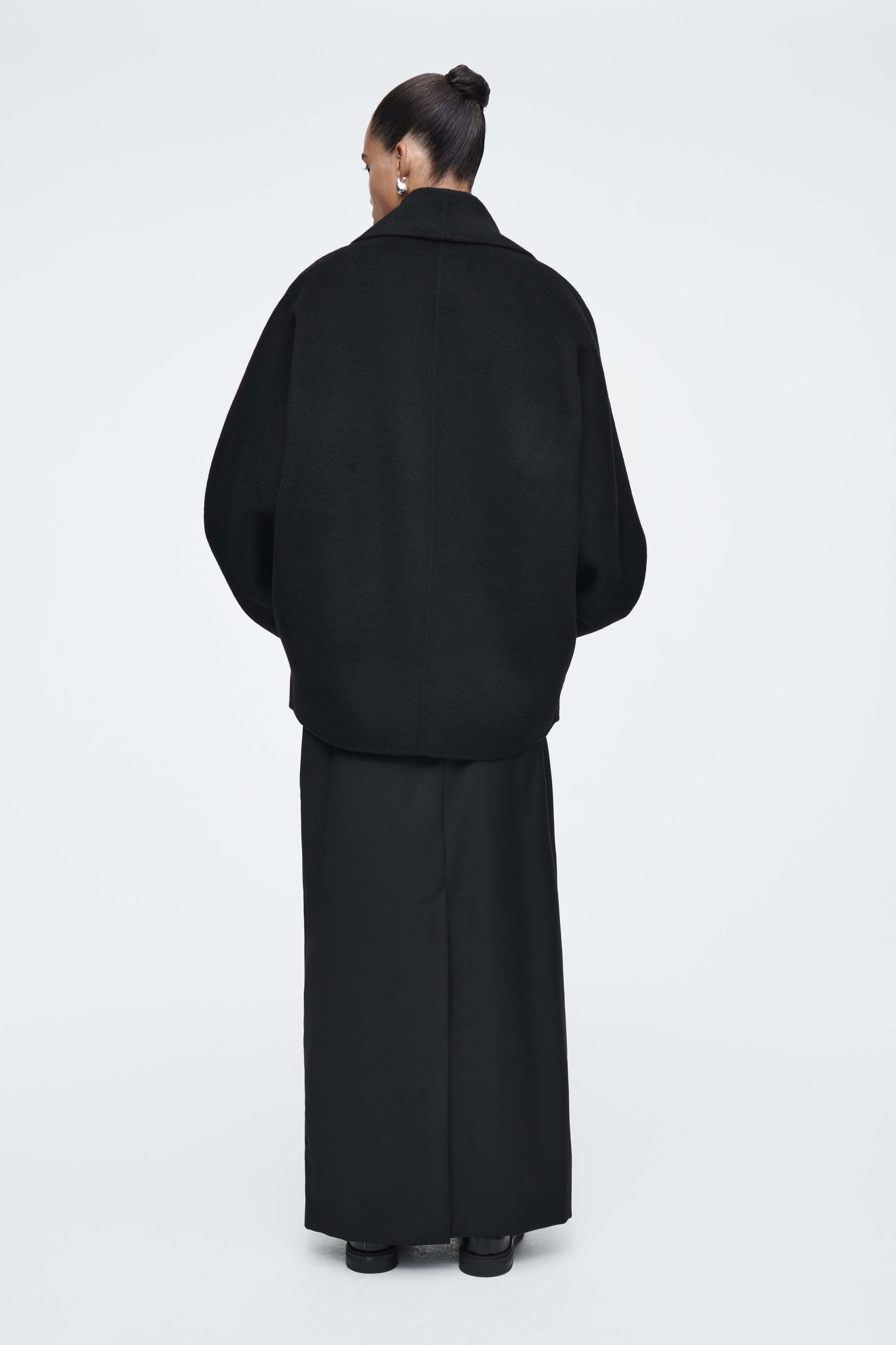 Wool Stretch Double-Face Peacoat