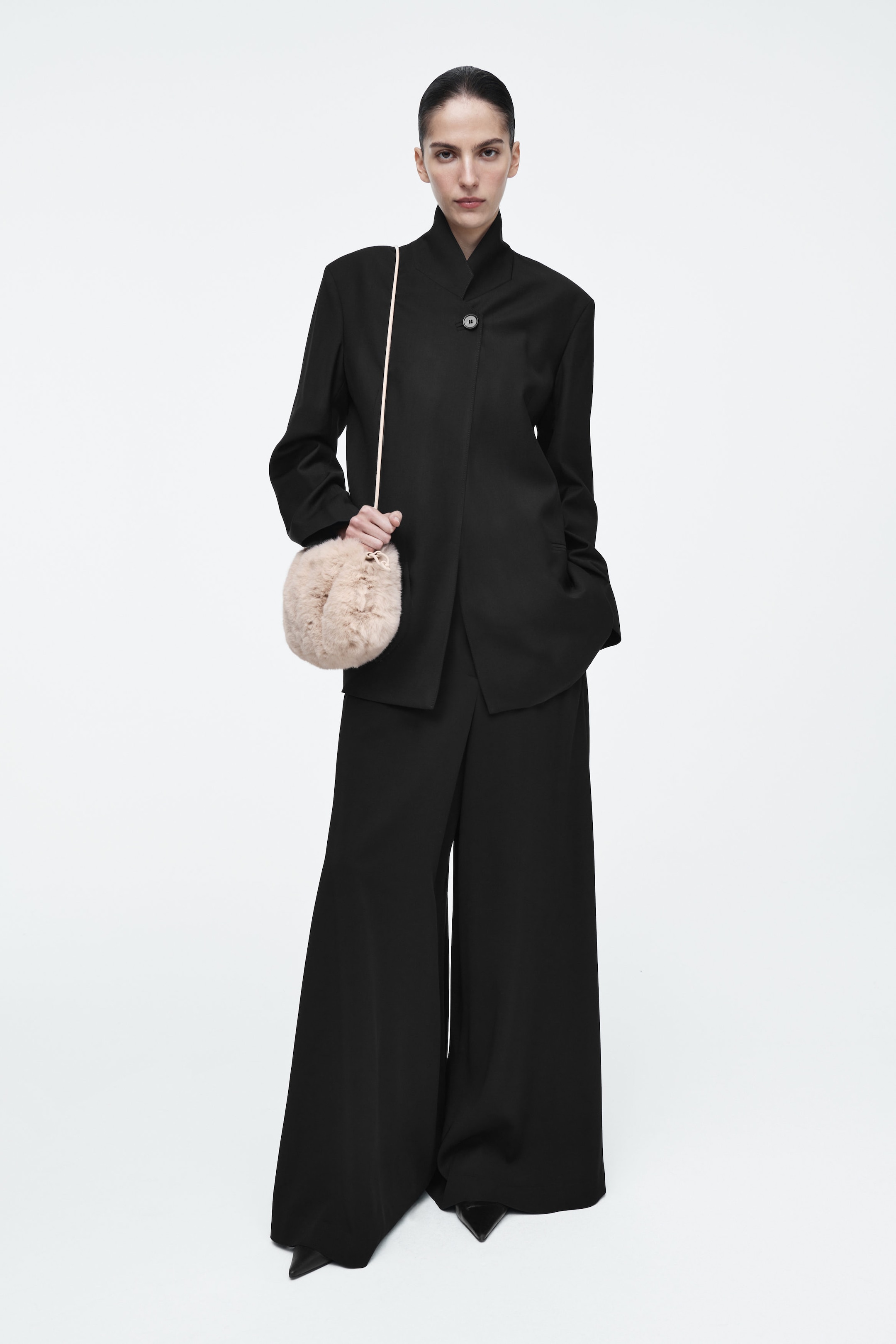 CAVATELLI MINI CLUTCH BAG FAUX FUR