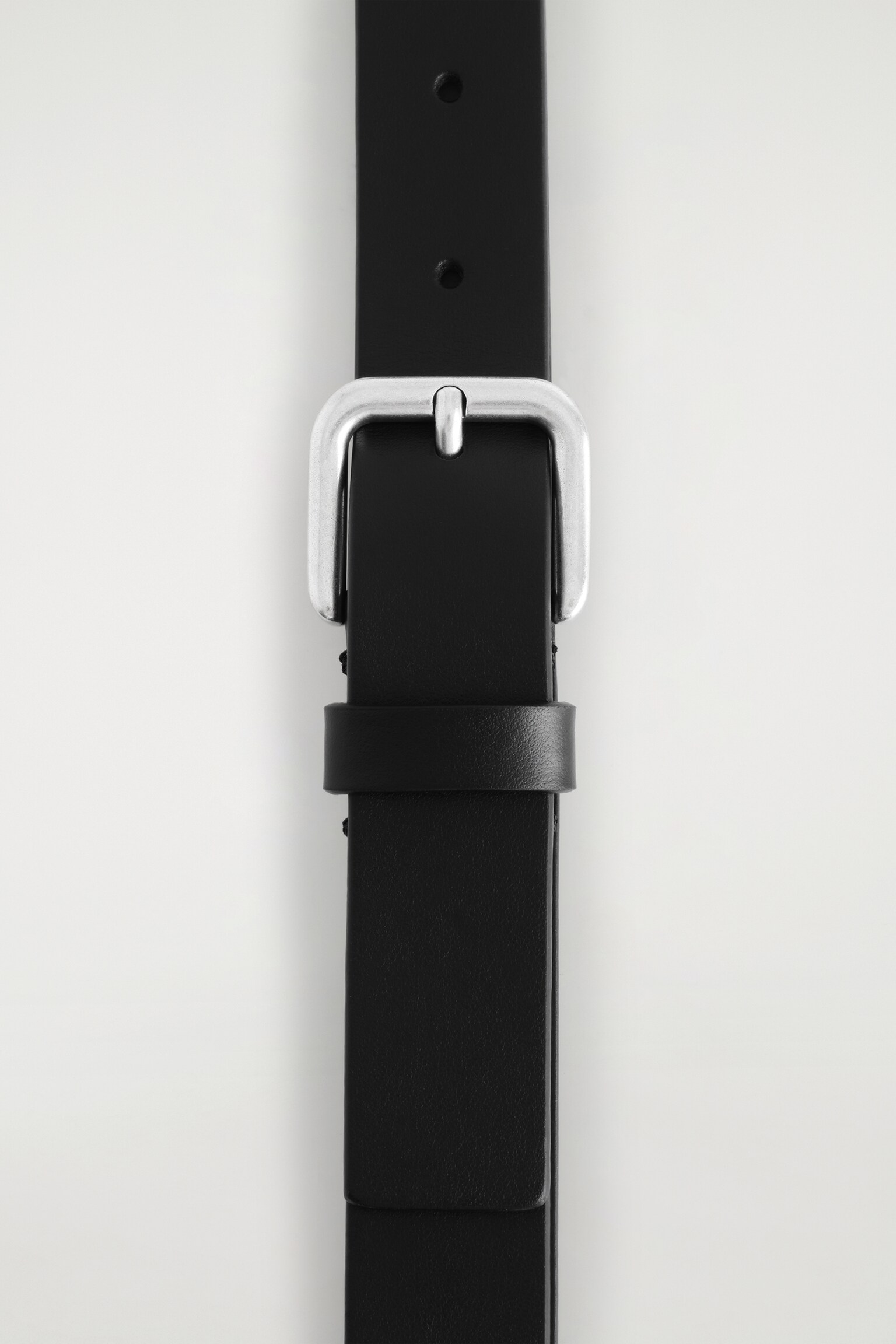 CINTURA IN PELLE - NERO/MARRONE - 4