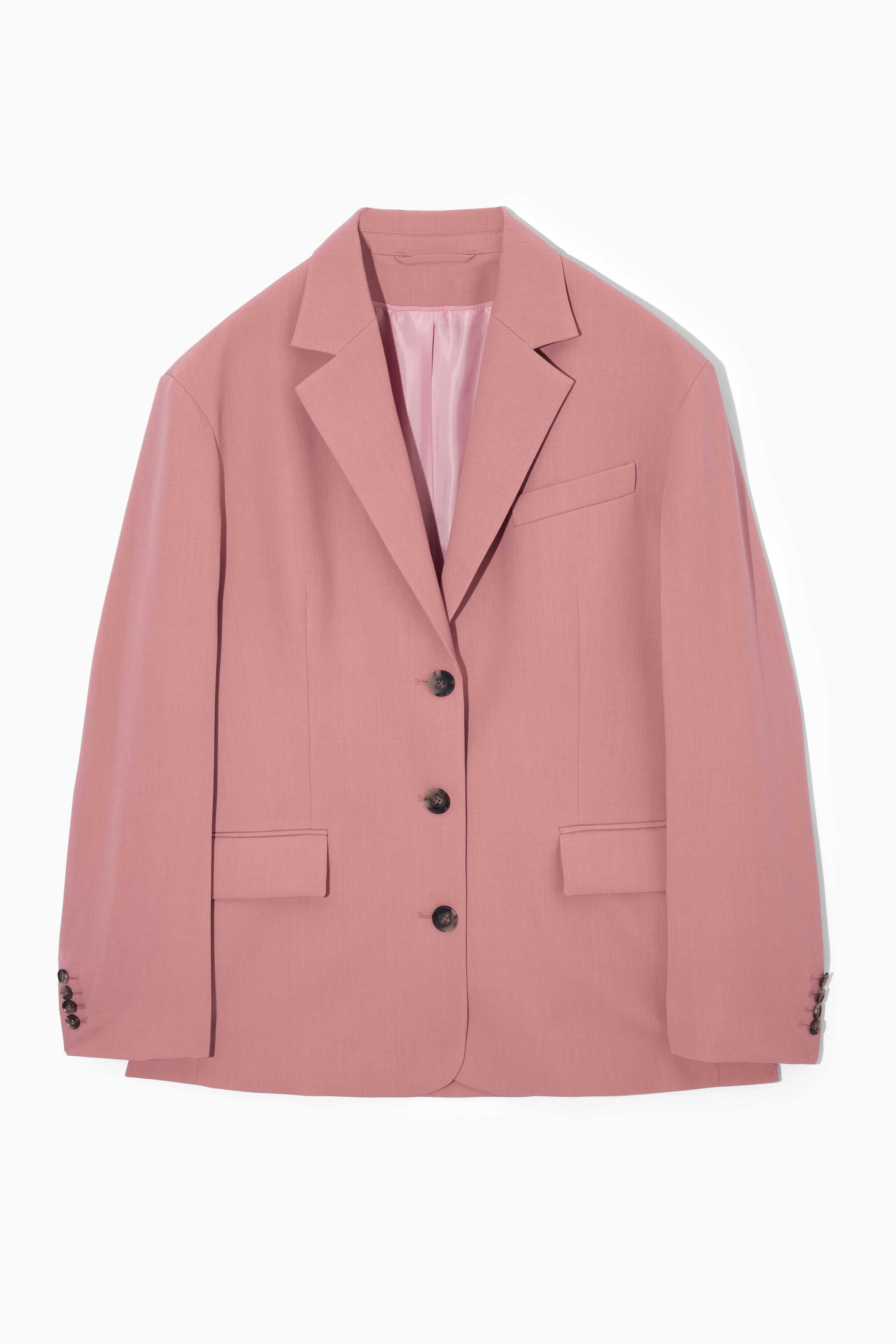 OVERSIZED WOOL BLAZER - LIGHT PINK | COS