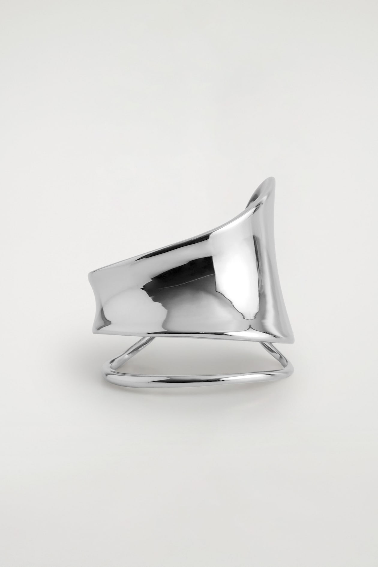 DOUBLE-WRAP CUFF — SILVER