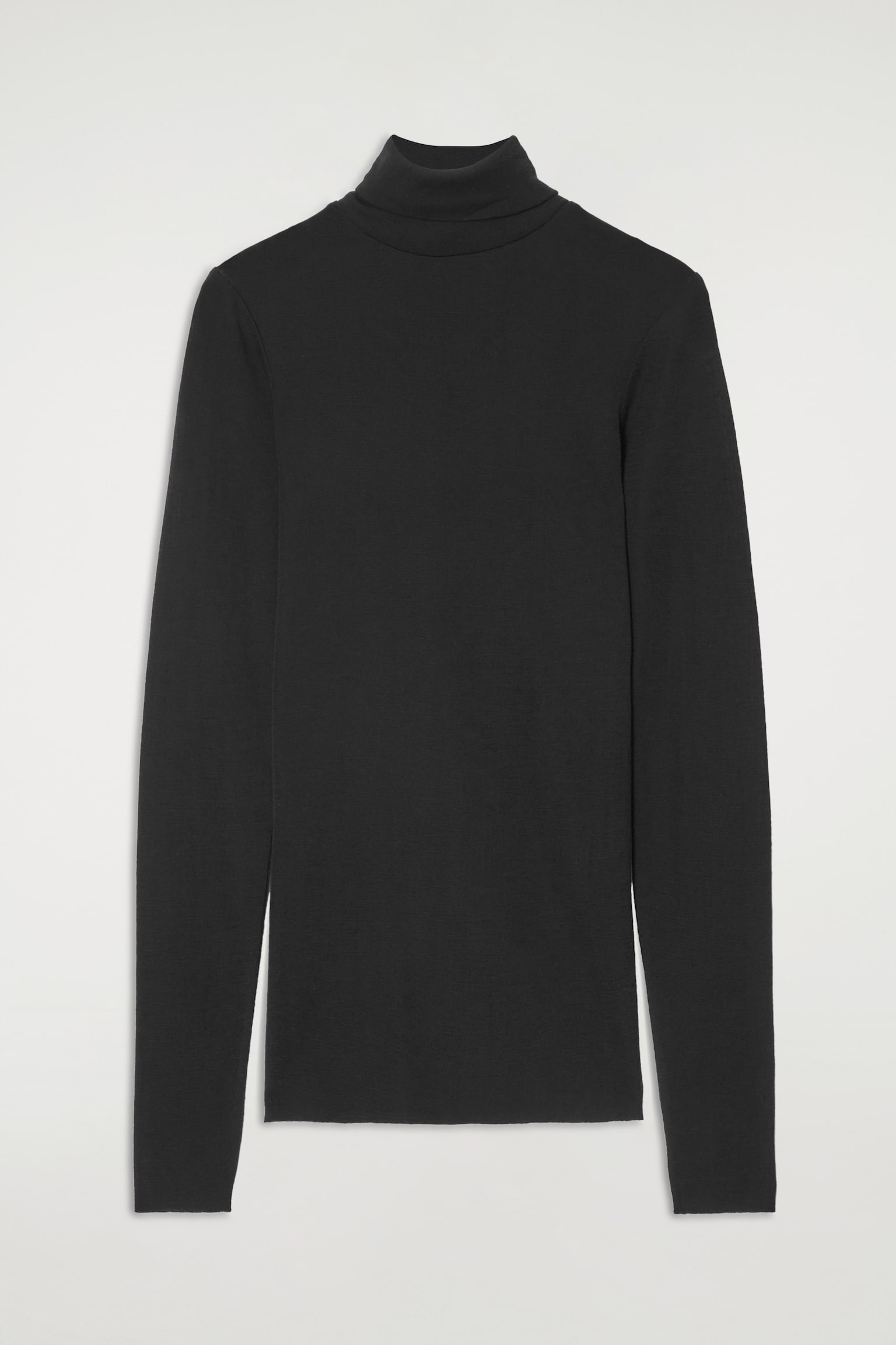 TOP COL ROULÉ LAINE MÉRINOS - NOIR - 2