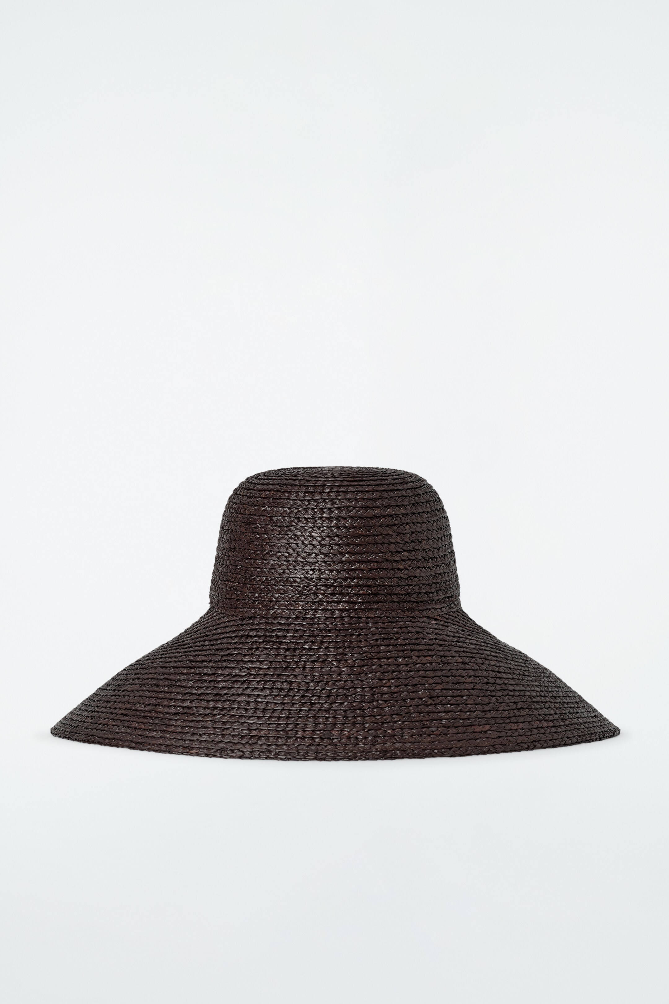 Grösseres Bild ansehen: STROHHUT MIT BREITER KREMPE - DUNKELBRAUN - DAMEN | H&M CH 3