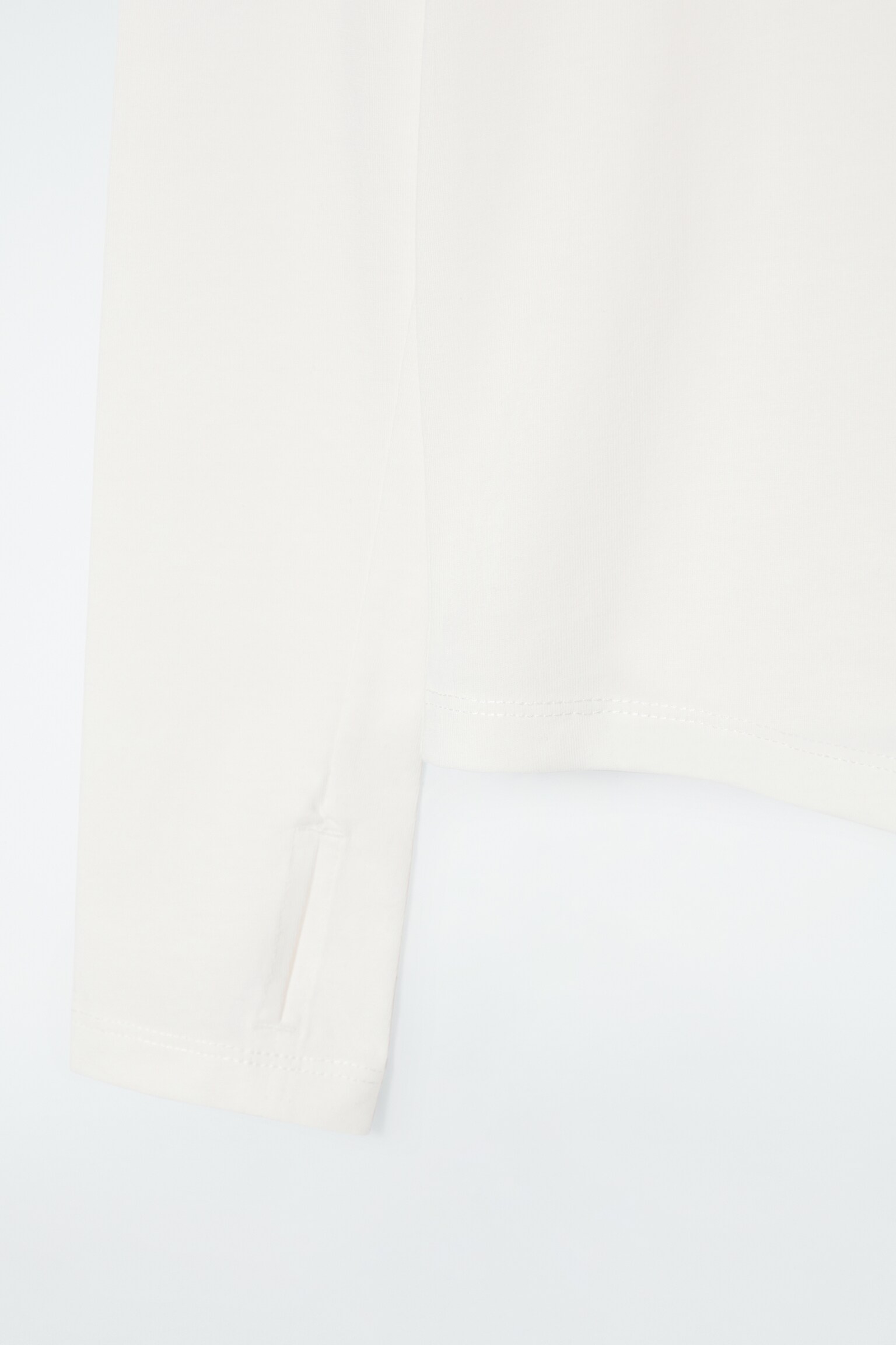 SLIM LIGHTWEIGHT LONG-SLEEVED TOP - WHITE/GREY MÉLANGE/BLACK/DARK RED/DARK GREEN/BROWN / STRIPED/GREY MÉLANGE - 6