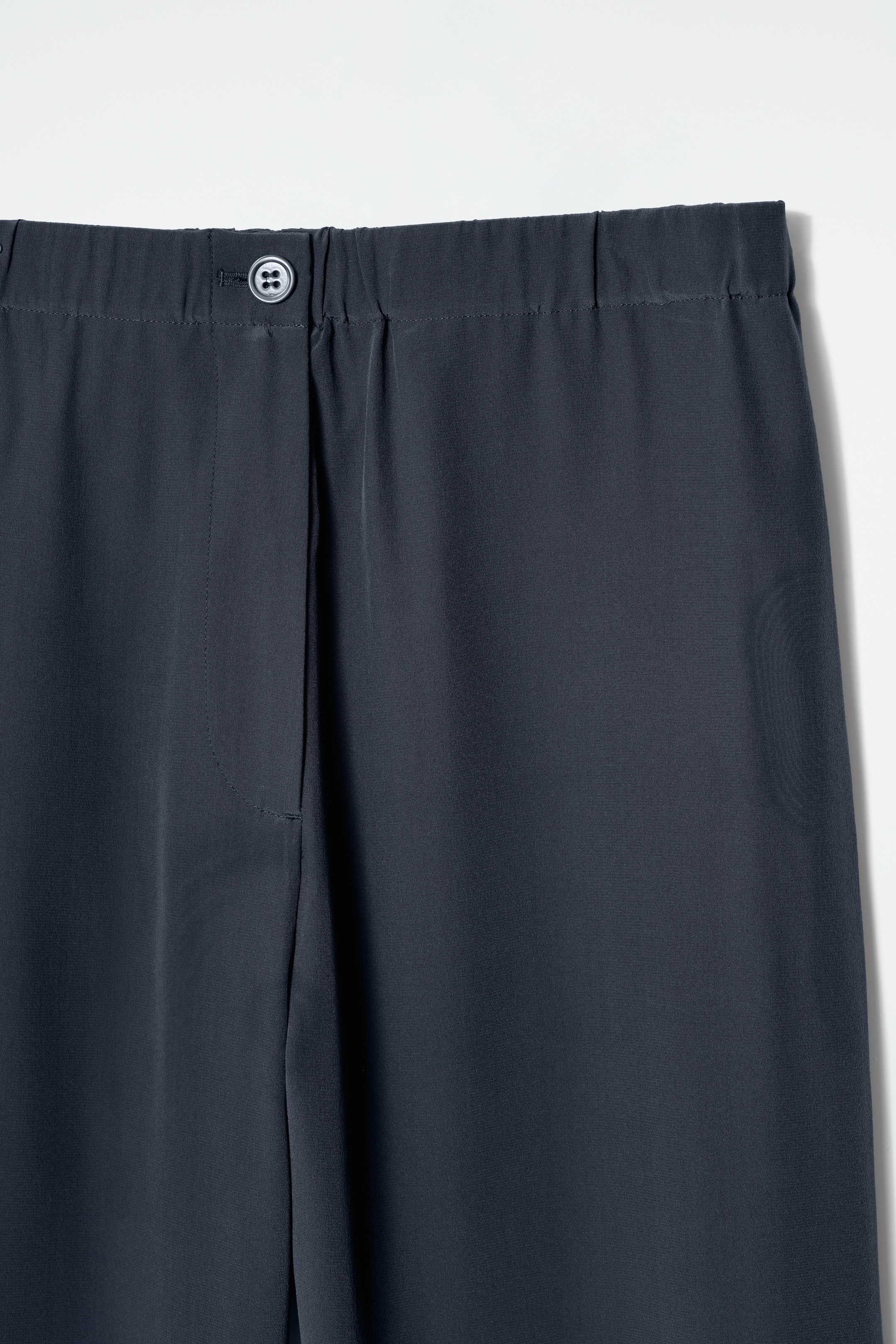 Grotere afbeelding bekijken: Losse zijden broek - MARINEBLAUW - DAMES | H&M BE 7