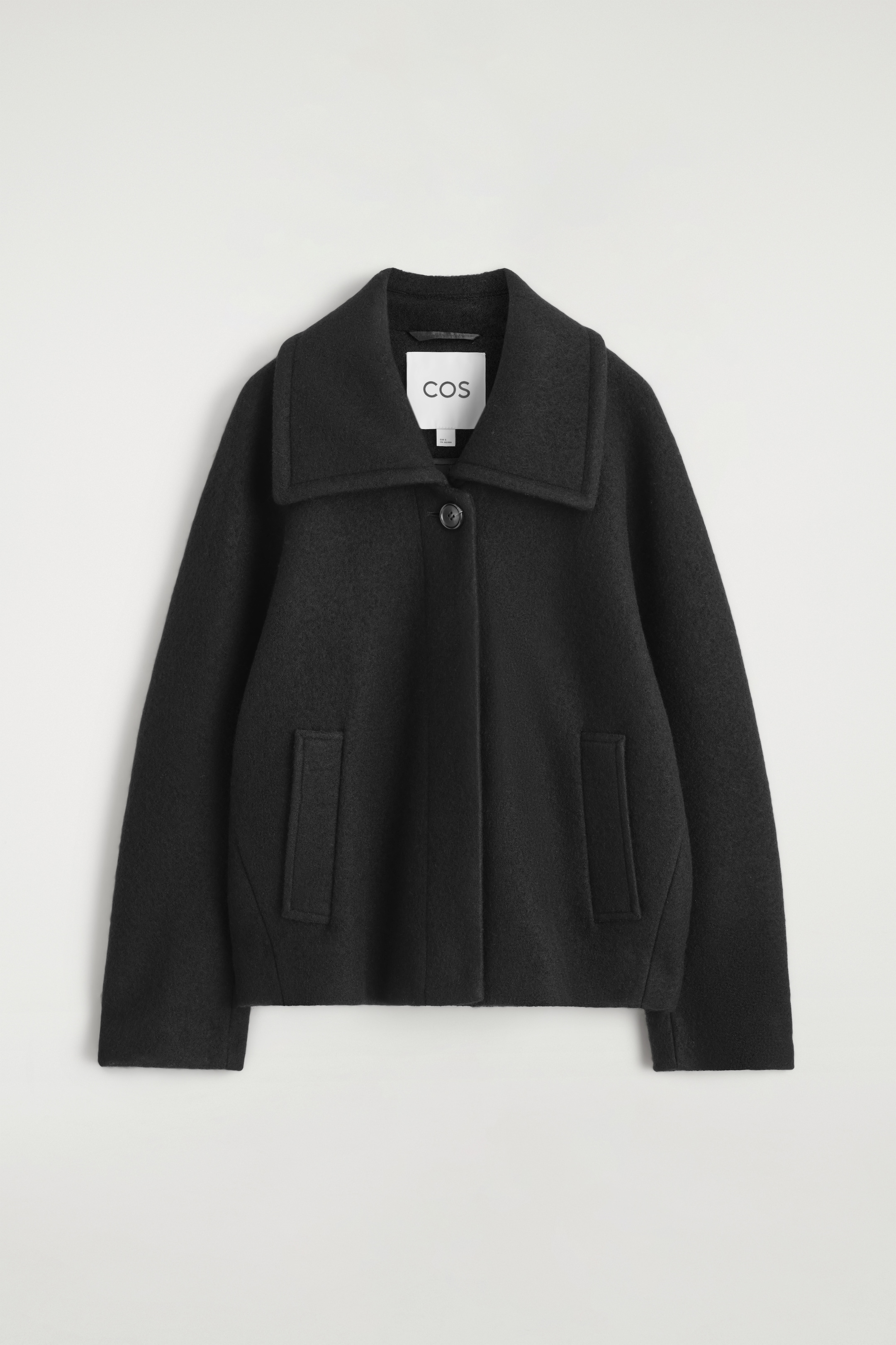 Grösseres Bild ansehen: OVERSIZED-KURZJACKE AUS KOCHWOLLE - SCHWARZ - DAMEN | H&M CH 6