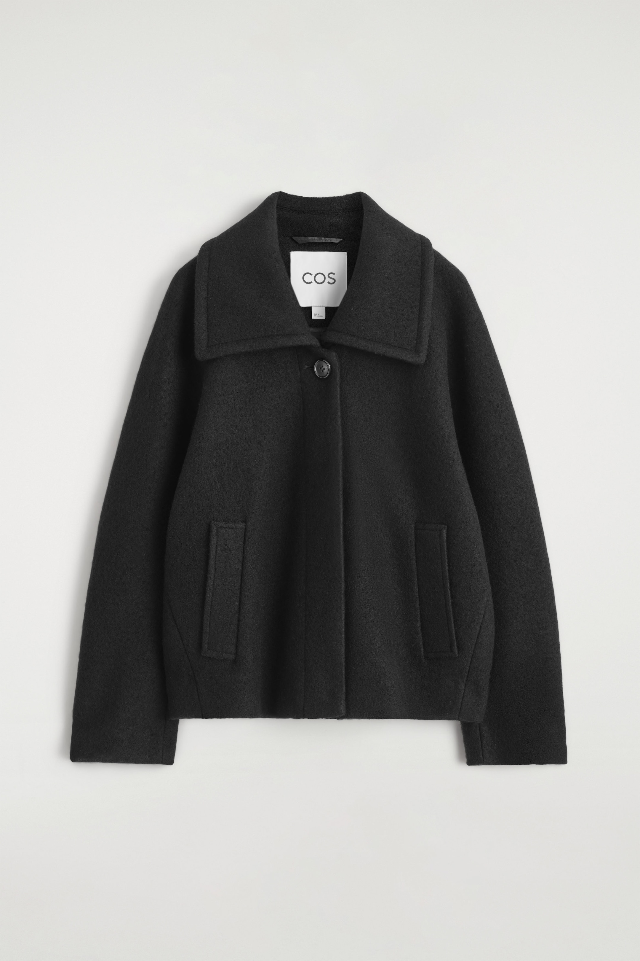 OVERSIZED BOILED-WOOL JACKET