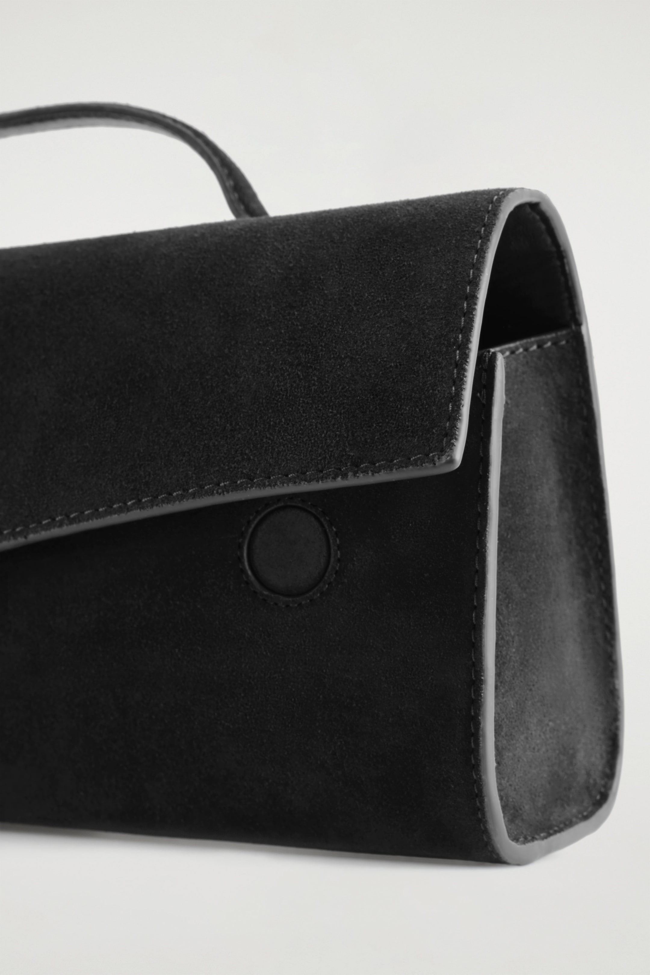 POCHETTE GALLERY IN PELLE SCAMOSCIATA