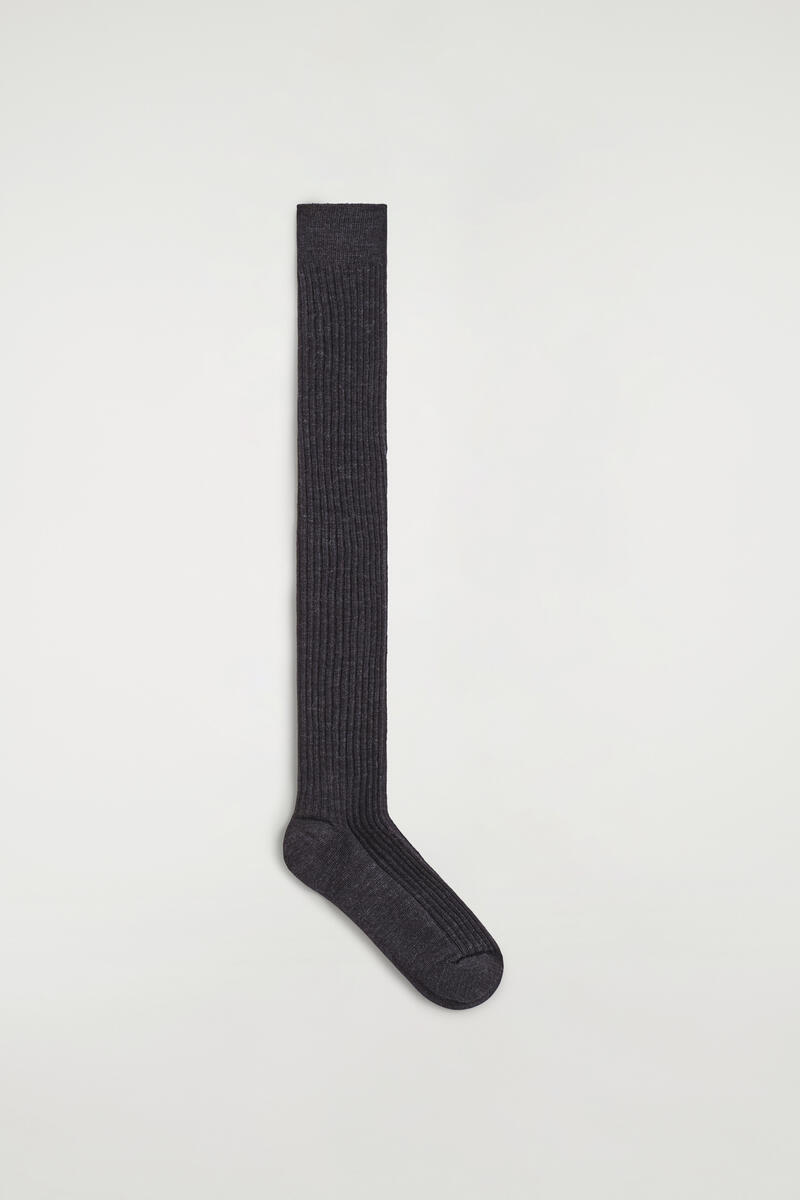 Long Wool Boot Socks