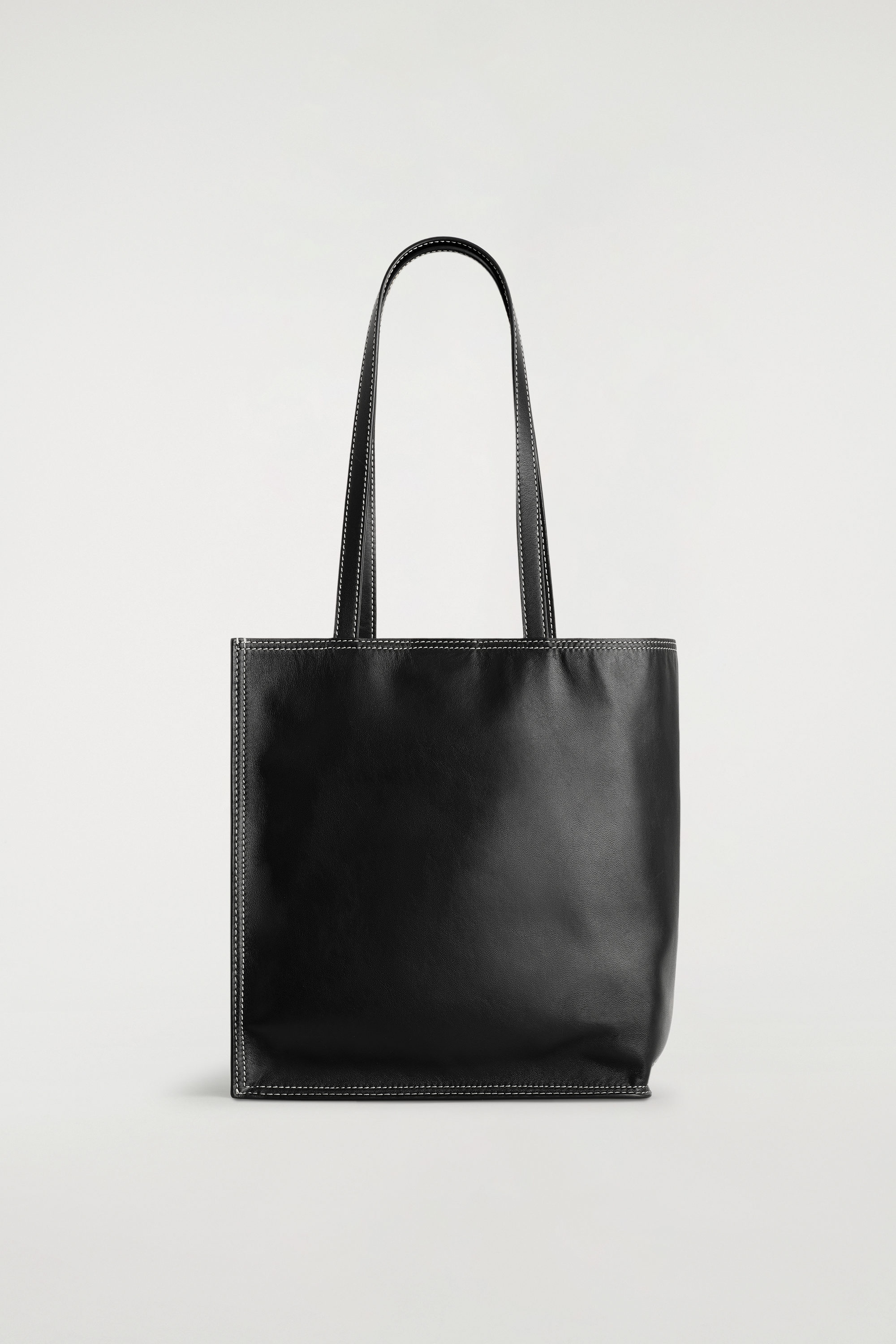 Townhouse leather shopper bag