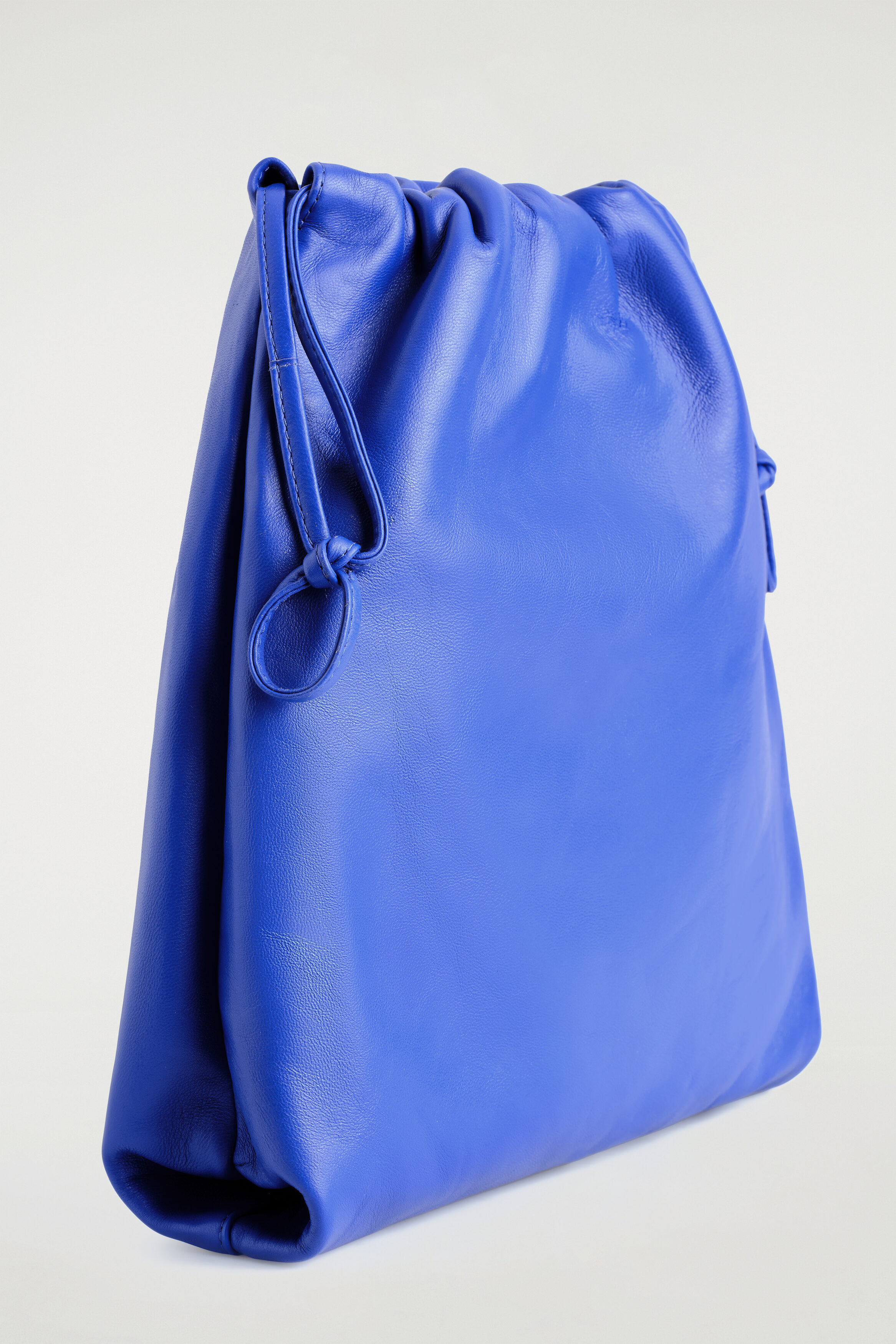 DRAWSTRING CROSSBODY BAG - LEATHER - COBALT BLUE | COS US