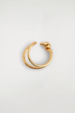KNOTTED RING — GOLD 3