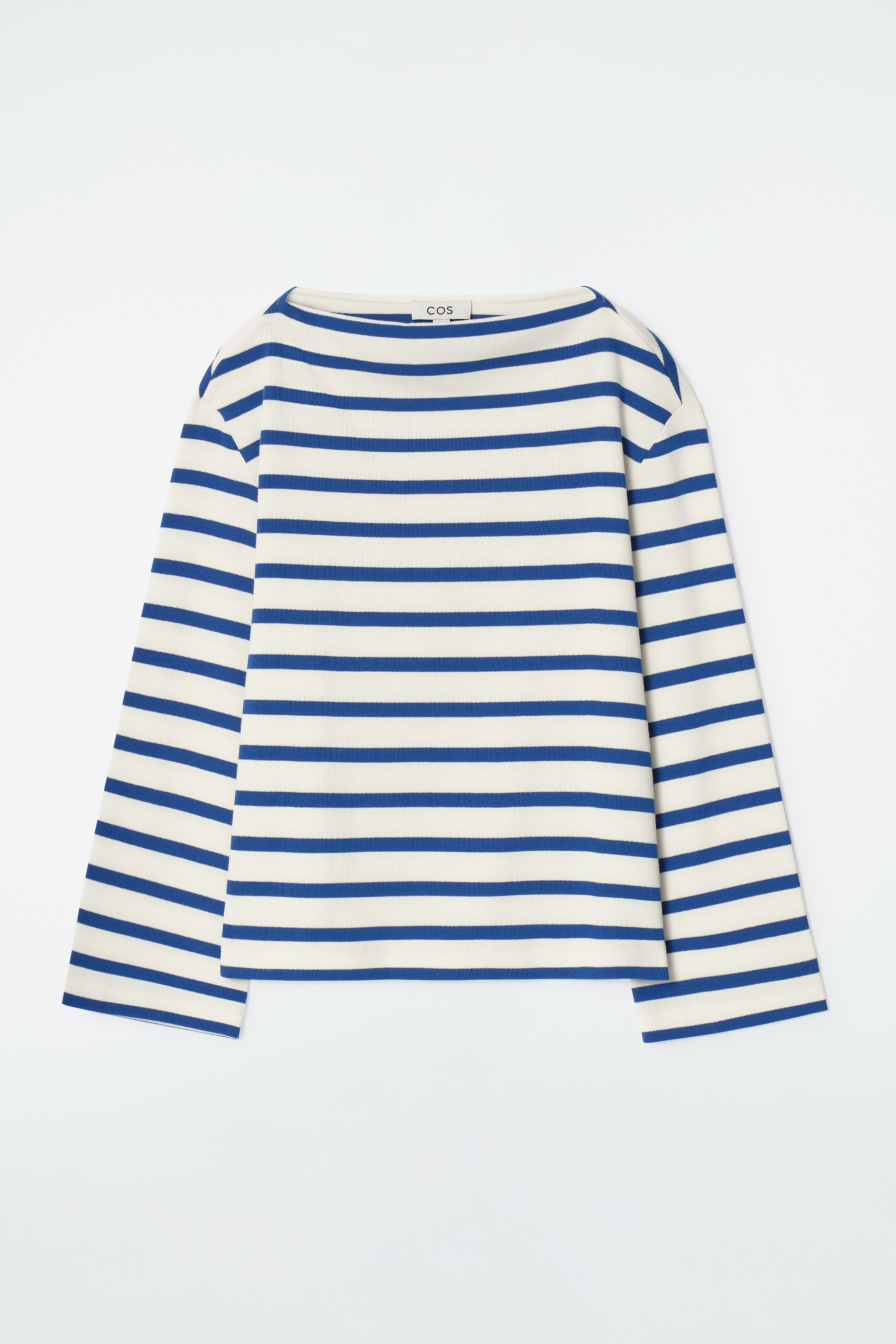 Zobraziť väčší obrázok: PRUHOVANÉ TRIČKO S LODENÝM VÝSTRIHOM - BIELA / PRÚŽKOVANÁ - ŽENY | H&M SK 4