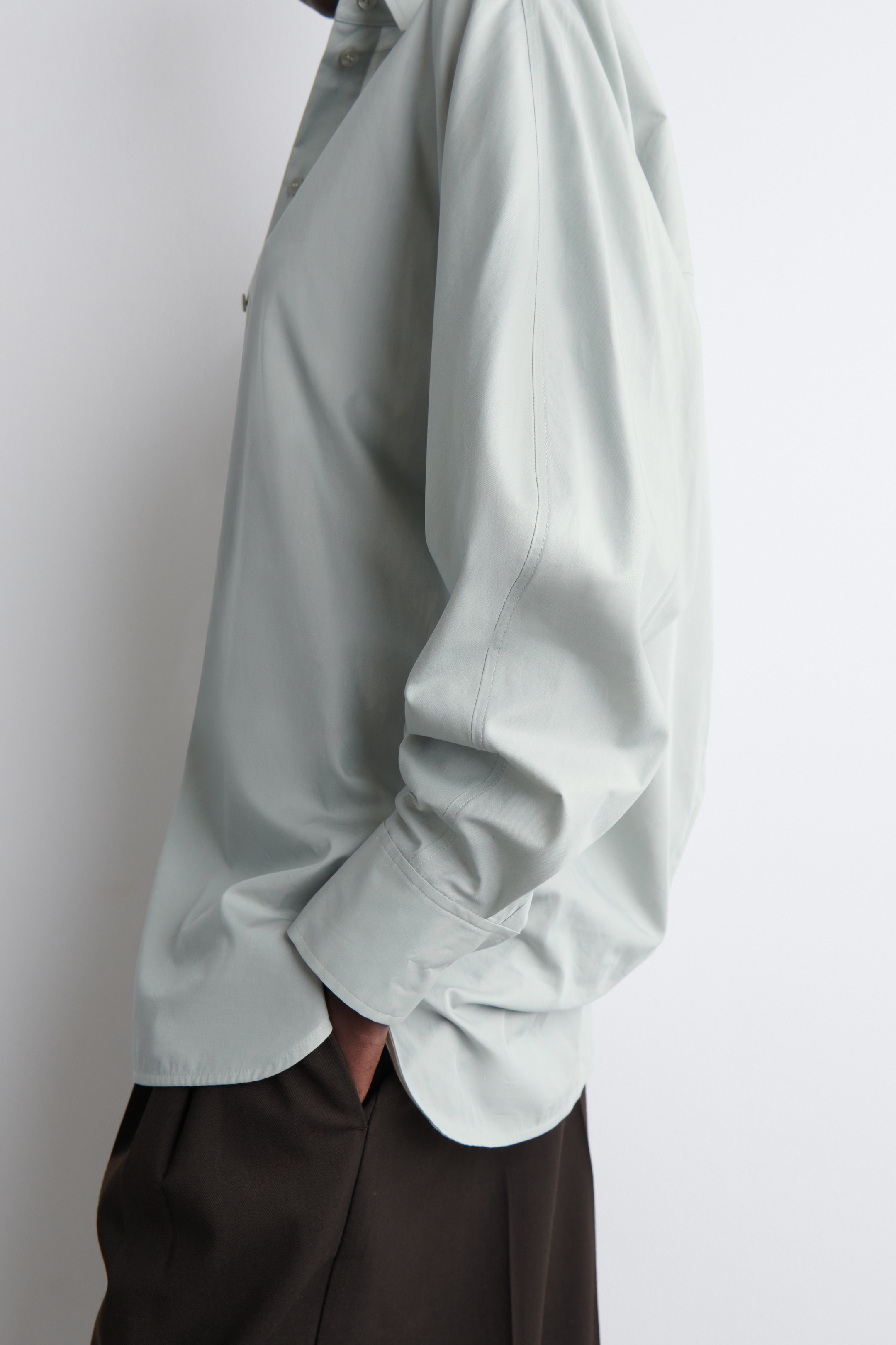 Größeres Bild anzeigen: HEMD AUS PIMA-BAUMWOLLE - HELLGRÜN - Ladies | H&M AT 4